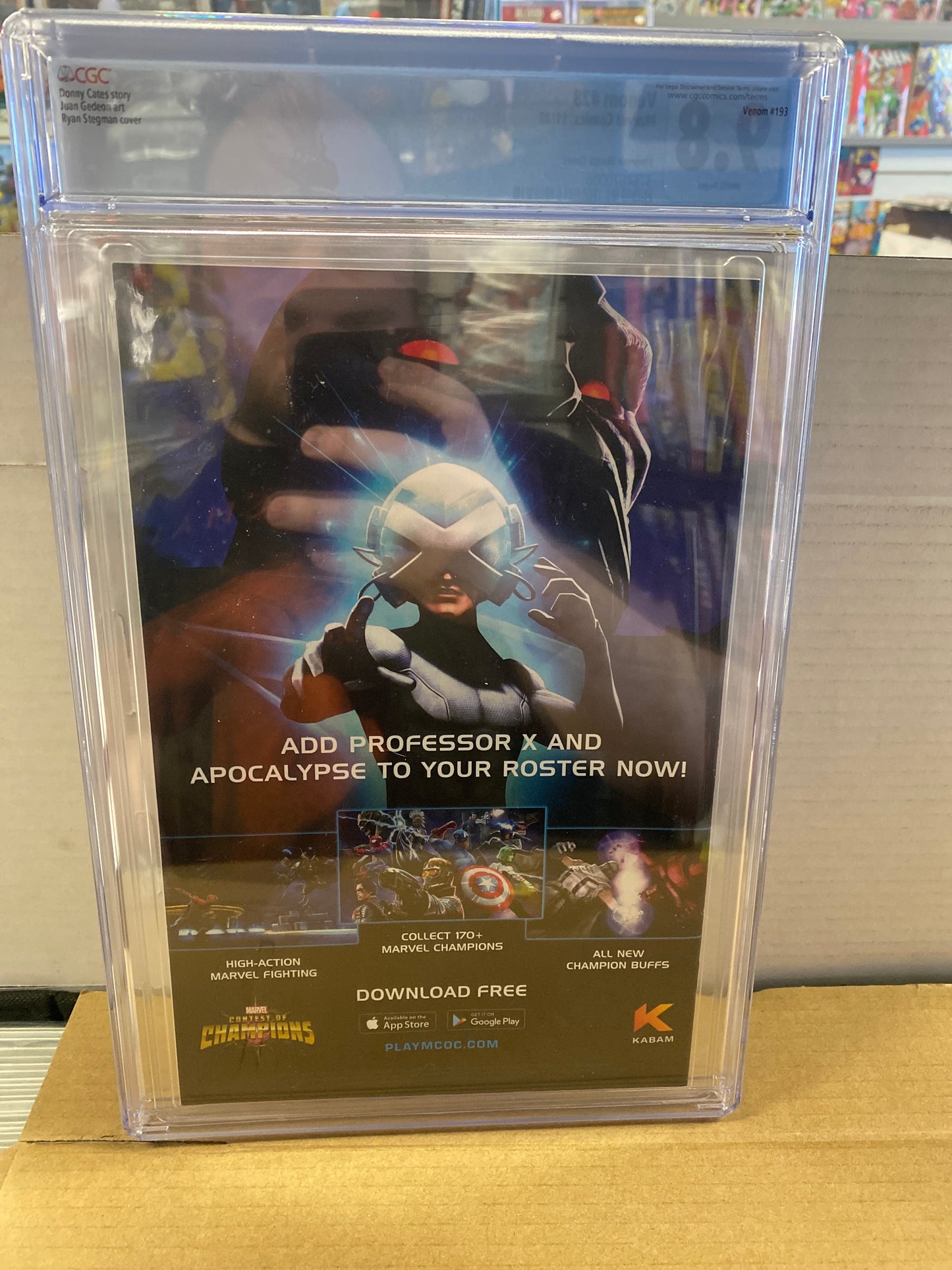 MARVEL COMICS VENOM #28 (2020) STEGMAN SKETCH COVER CGC 9.8 WP