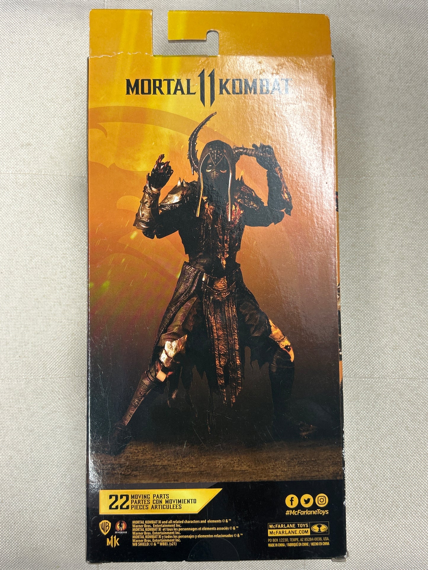 MCFARLANE TOYS MORTAL KOMBAT 11 NOOB SAIBOT SEALED IN BOX