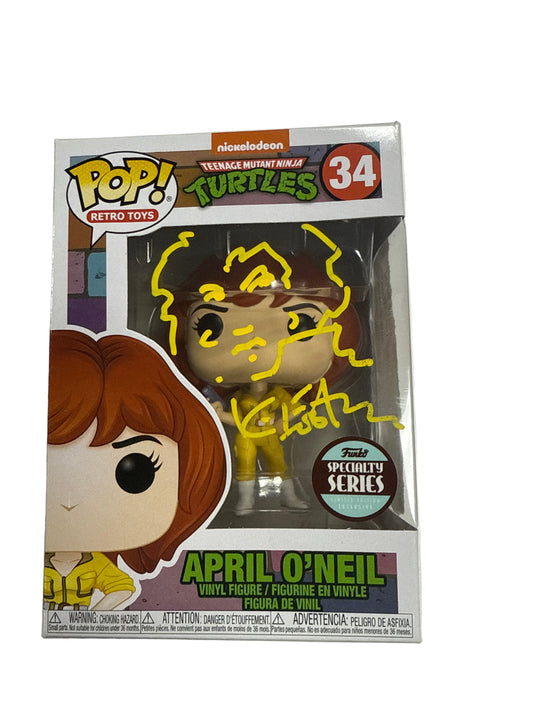 FUNKO POP COMICS APRIL O’NEIL 34 K EASTMAN AUTO VINYL PX PREVIEW EXCLUSIVE