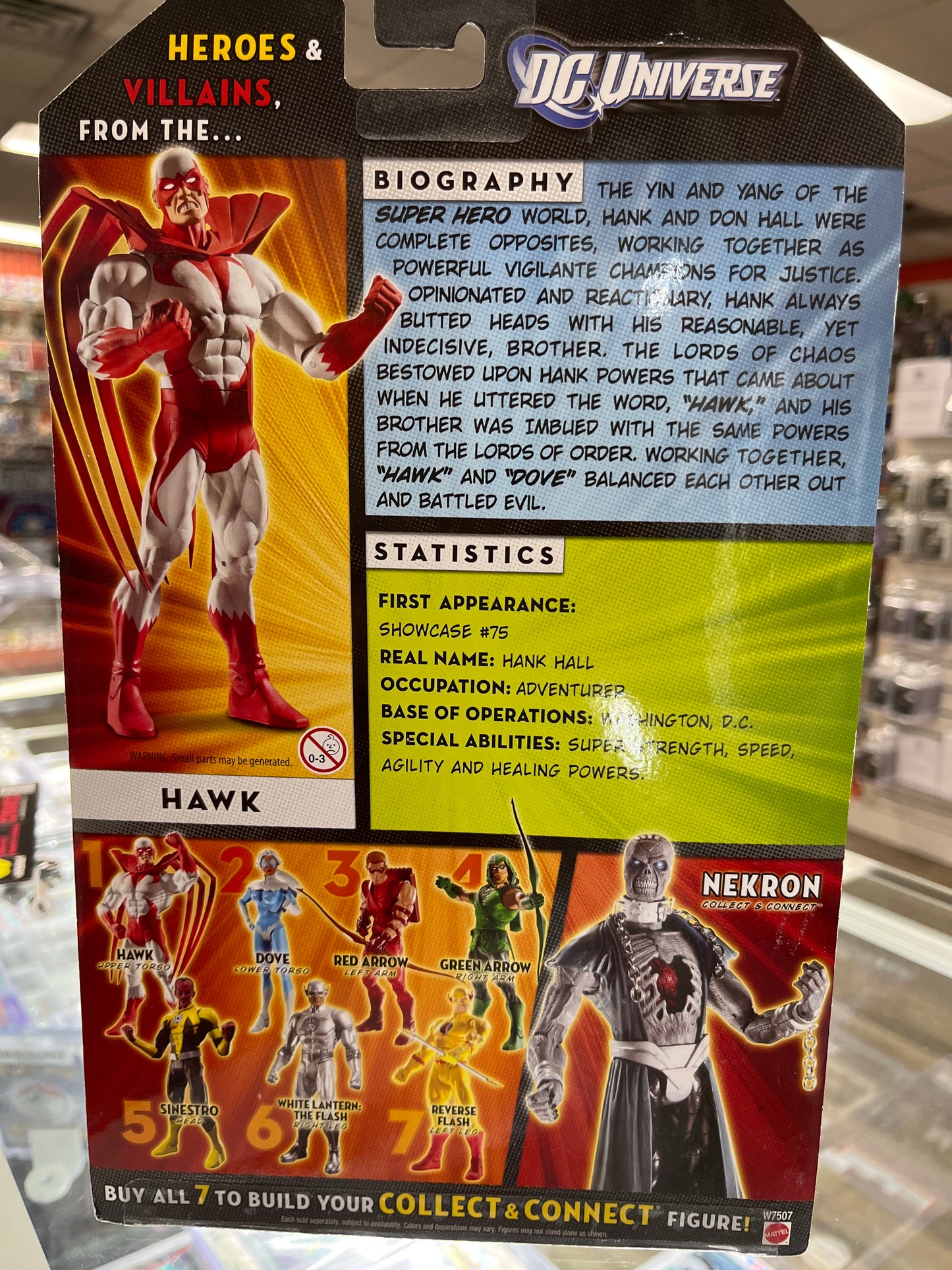 DC UNIVERSE HAWK ACTION FIGURE