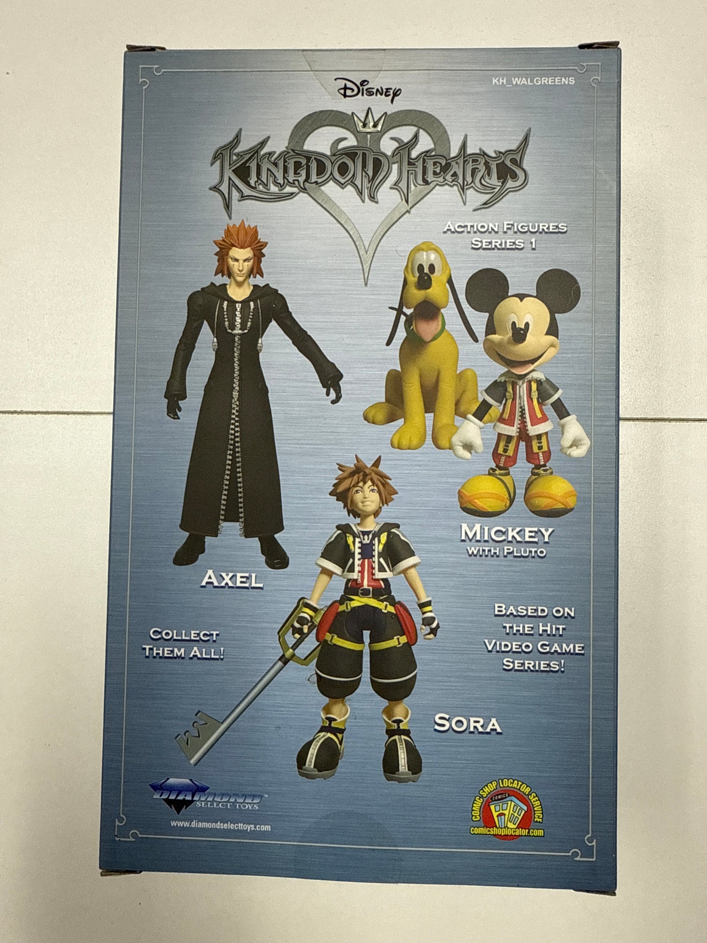 Disney Kingdom Hearts Mickey with Pluto Action figure Walgreens Exclusive