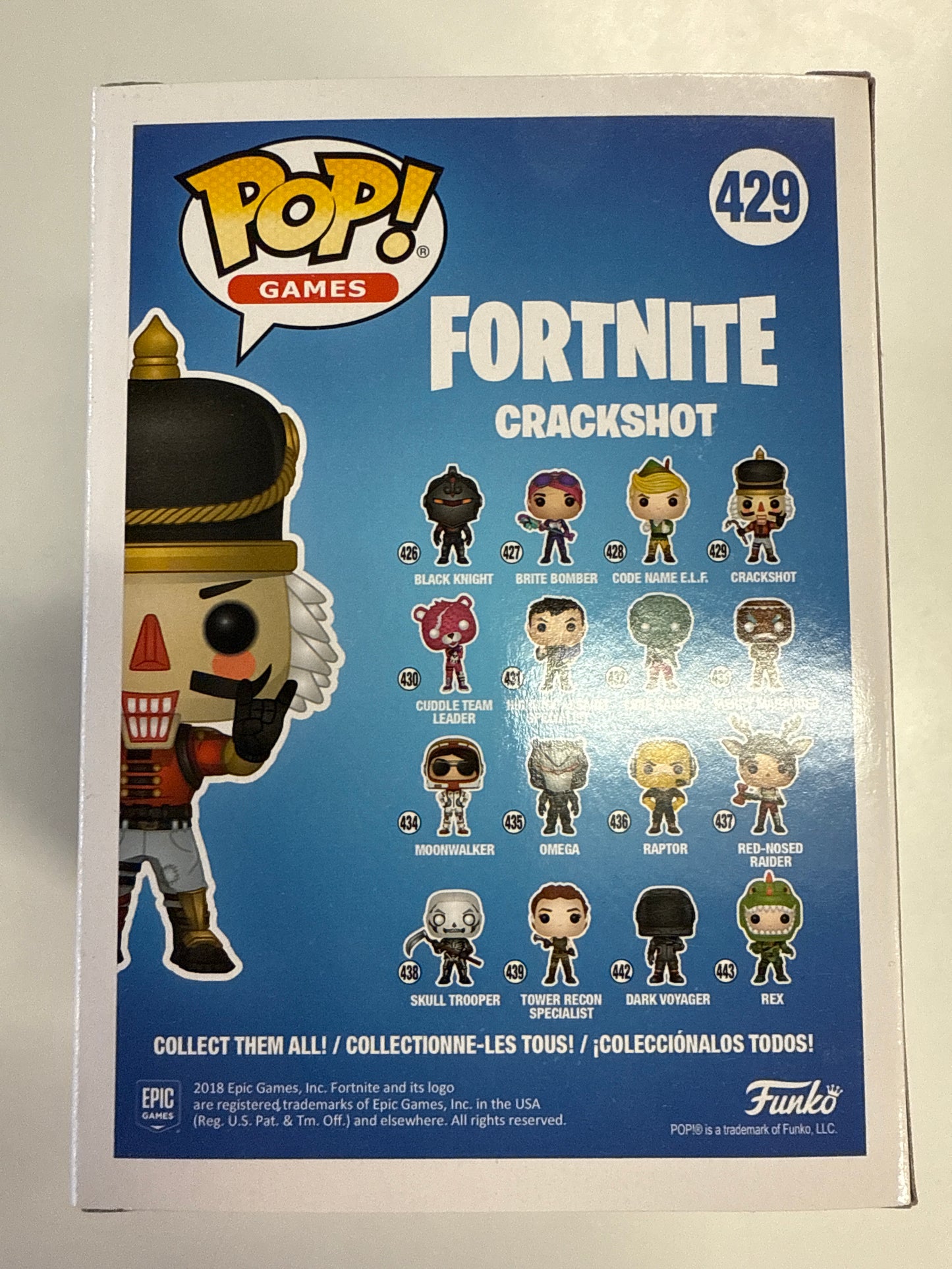 FUNKO POP FORTNITE 429  POP GAMES walmart exclusive CRACKSHOT