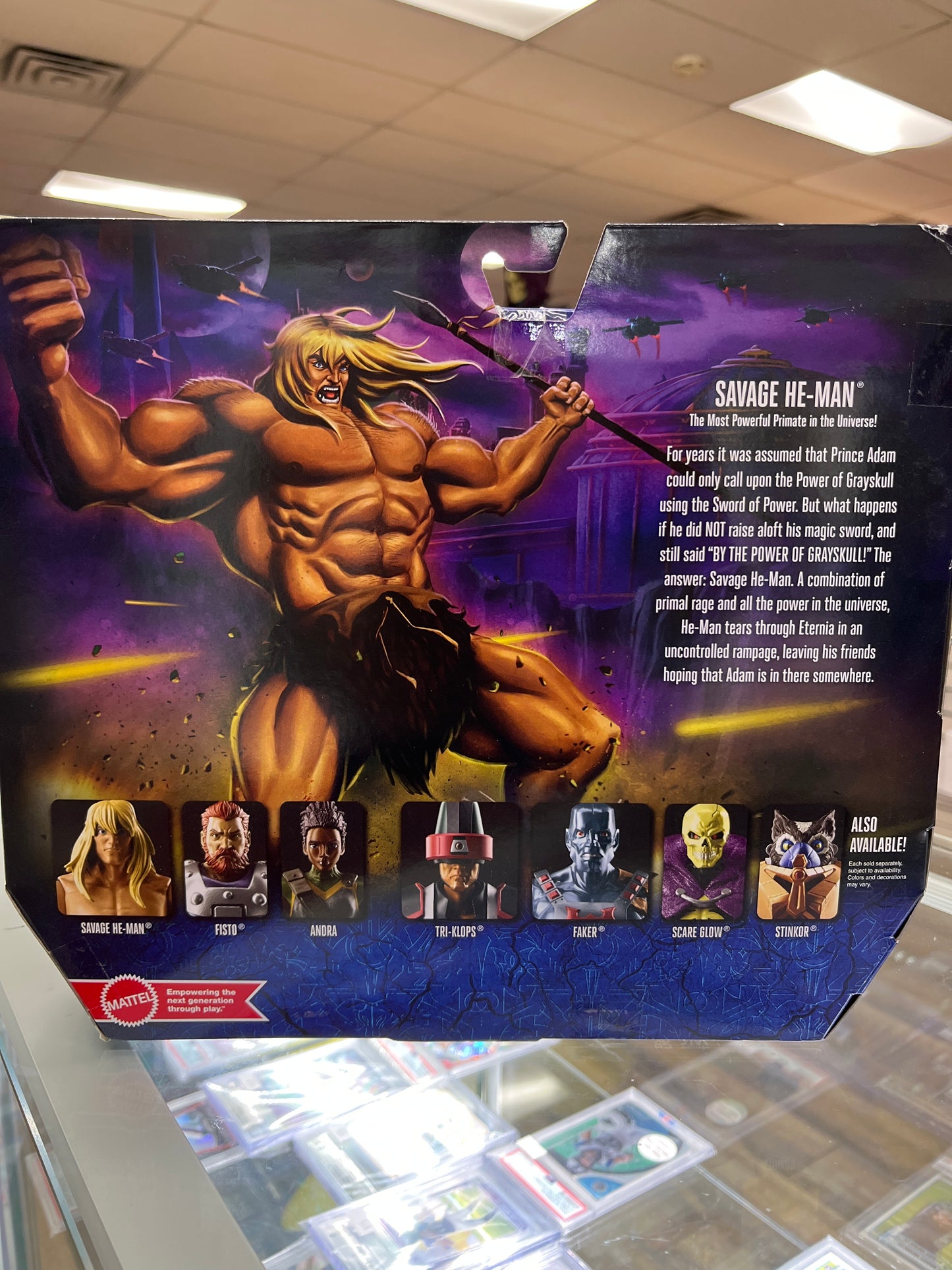 MATTEL MASTERS OF THE UNIVERSE SAVAGE HE-MAN ACTION FIGURE