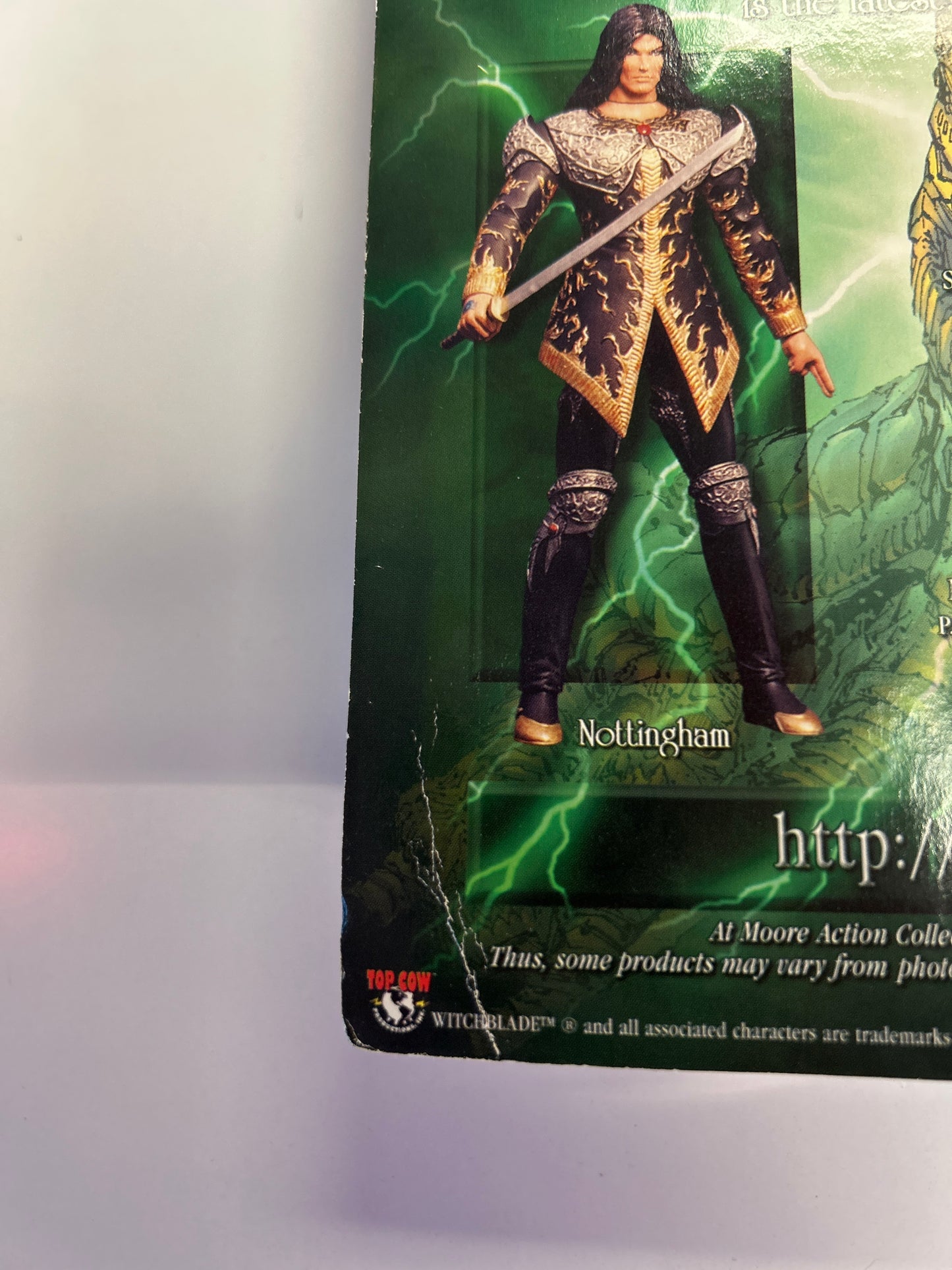 MOORE ACTION COLLECTIBLES TOP COW SARA PEZZINI AS WITCHBLADE FIGURE NEW IN BOX NEAR MINT