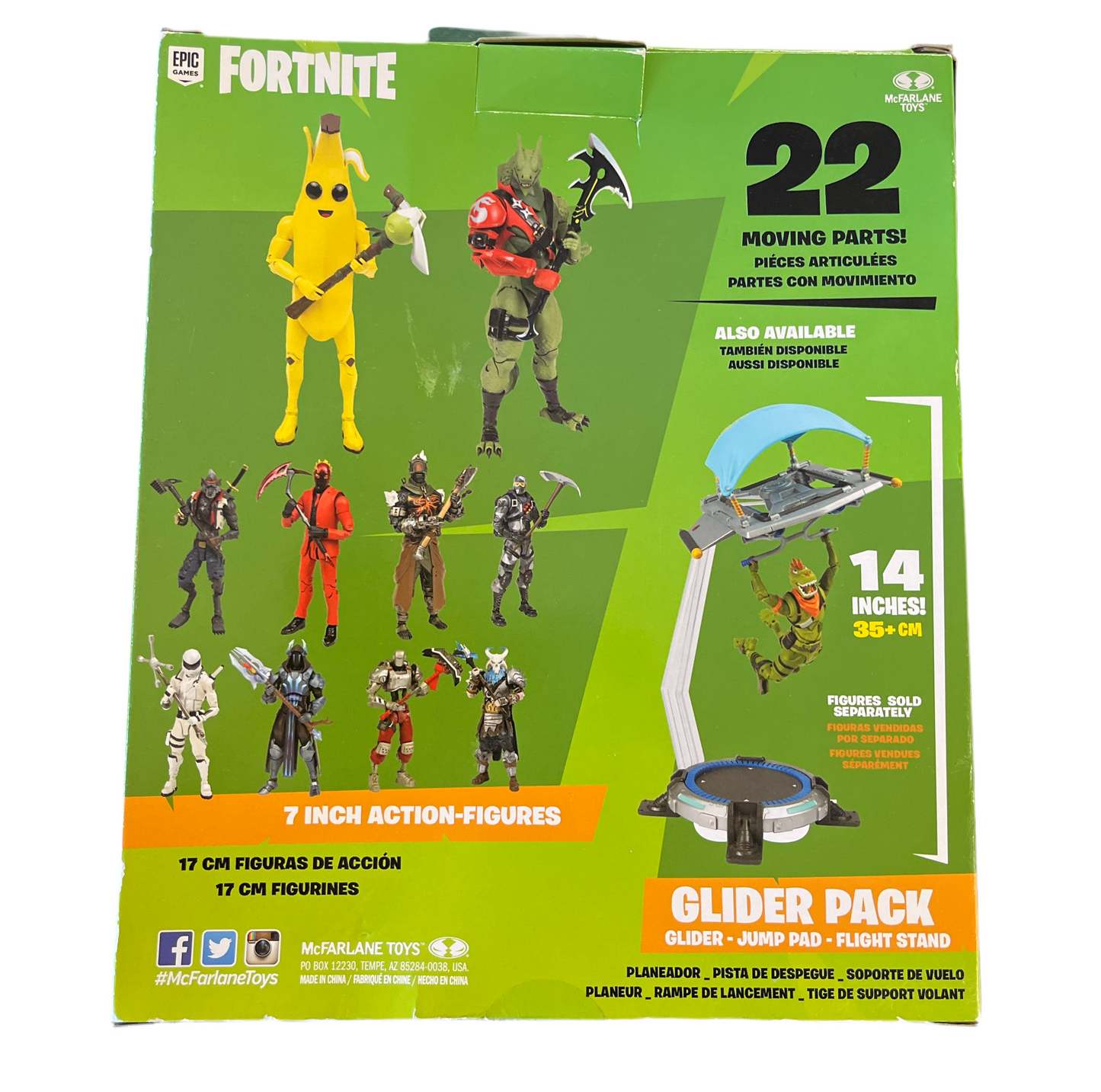 FORTNITE PEELY ACTION FIGURE NIB! (2019, HTF MCFARLANE TOYS)