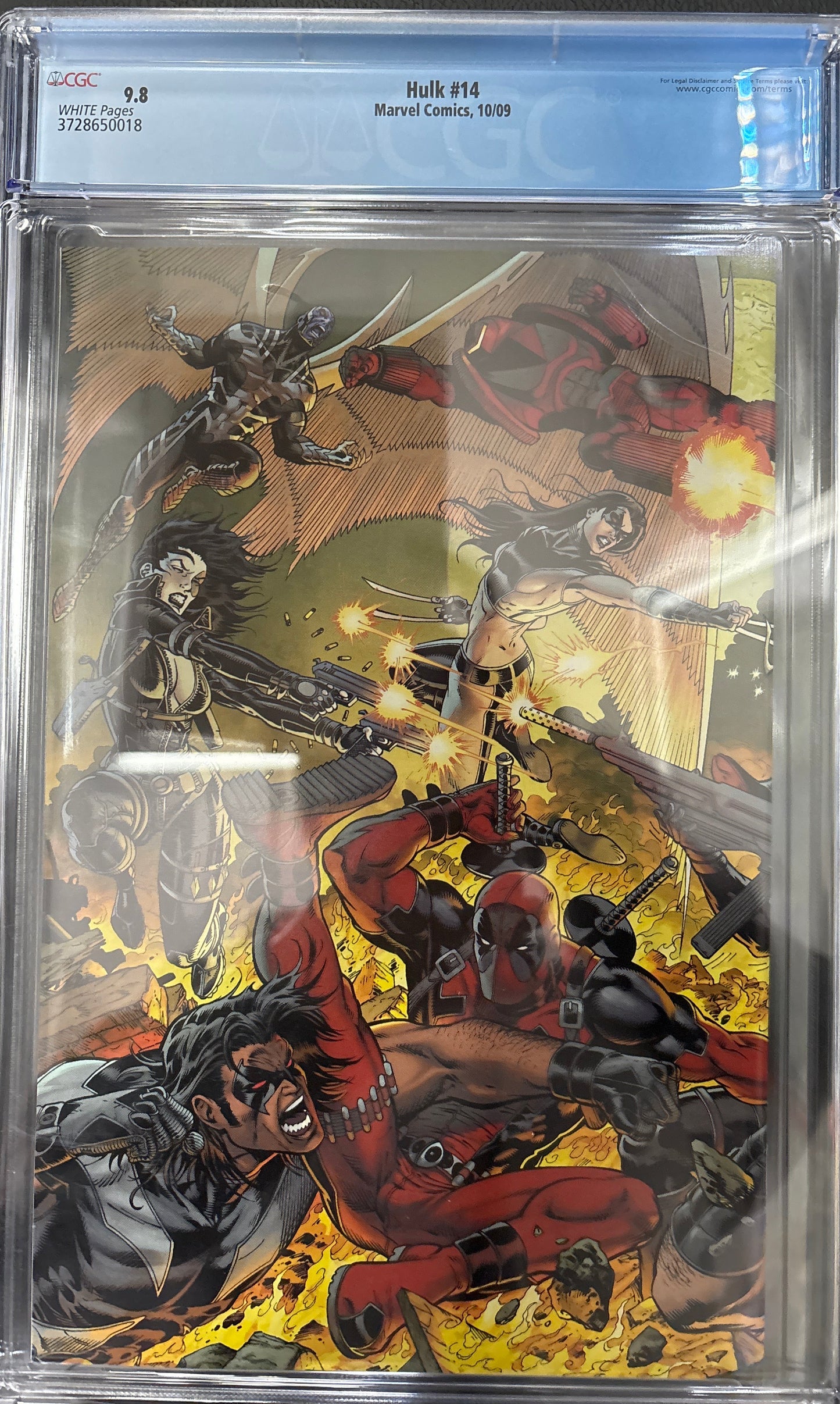 CGC UNIVERSAL GRADE 9.8 MARVEL COMICS HULK #14