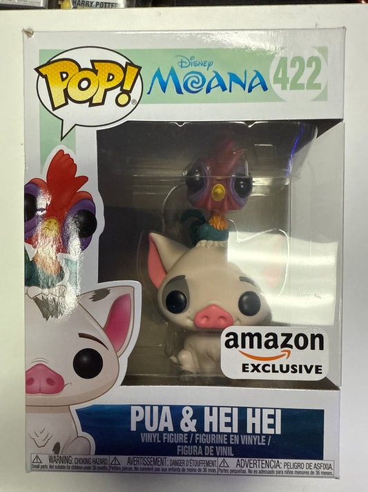 FUNKO POP DISNEY MOANA PUA & HEI HEI AMAZON EXCLUSIVE #422