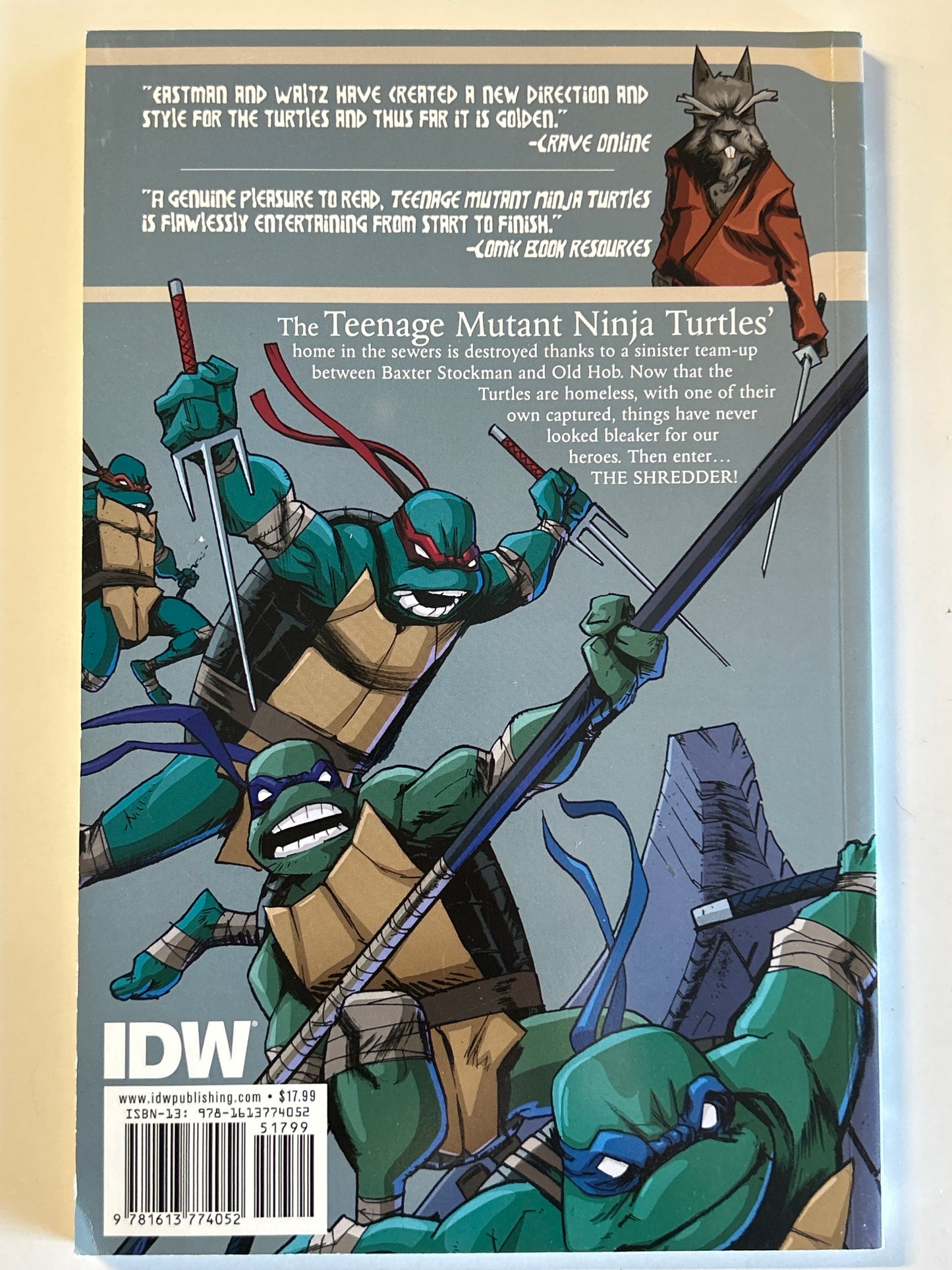 IDW TEENAGE MUTANT NINJA TURTLES: SHADOWS OF THE PAST VOL. 3 TRADE PAPERBACK