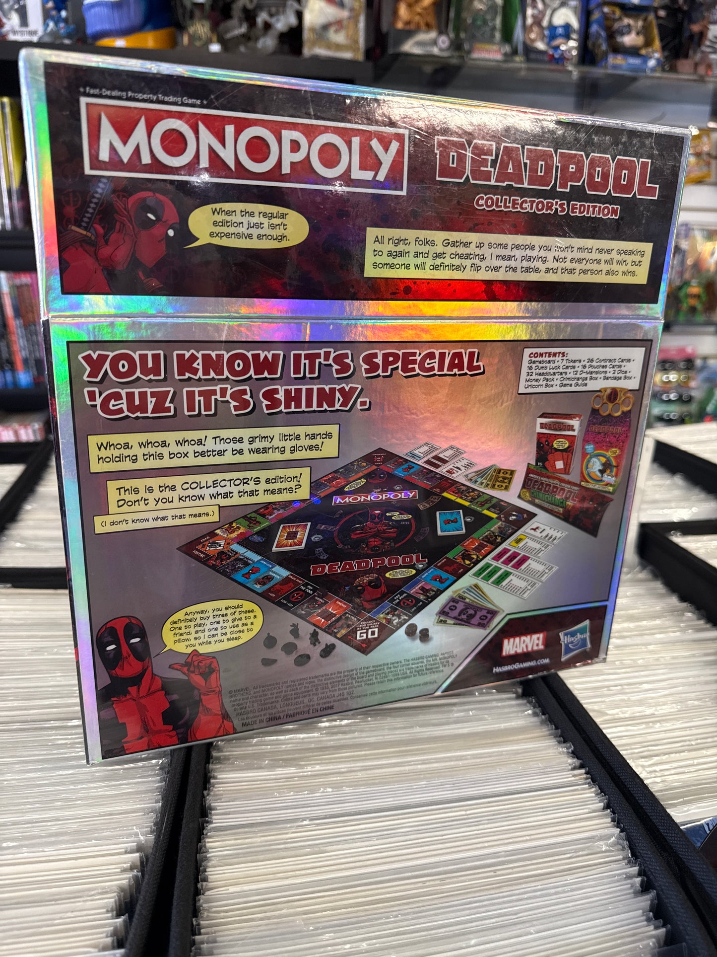 MONOPOLY DEADPOOL COLLECTORS EDITION HASBRO GAMING