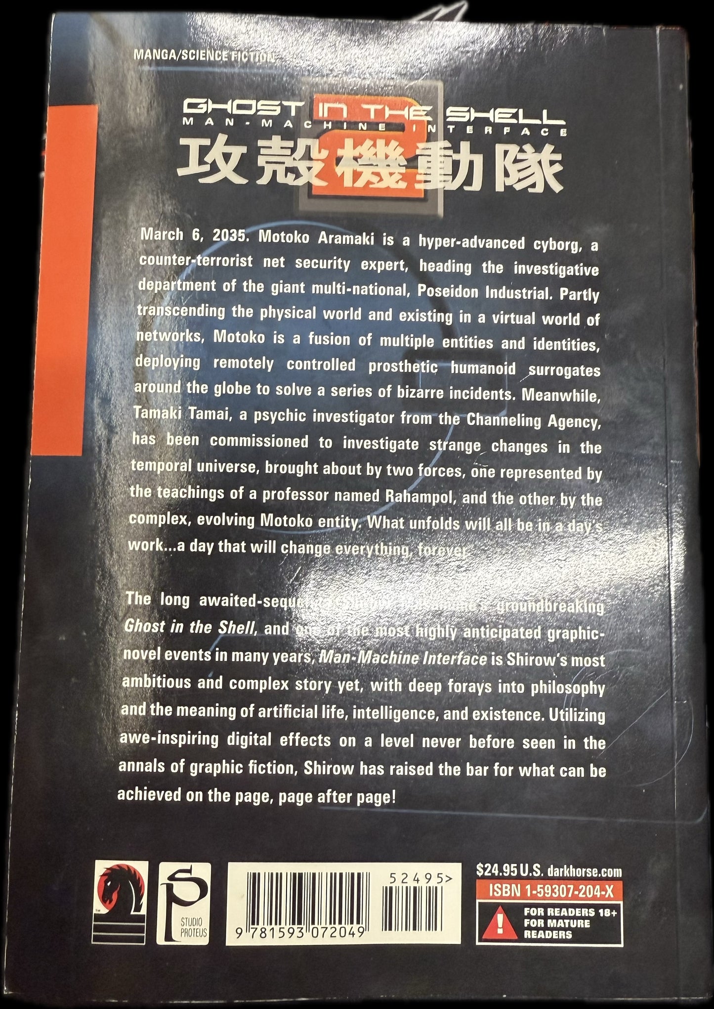 GHOST IN THE SHELL MANGA MAN MACHINE INTERFACE