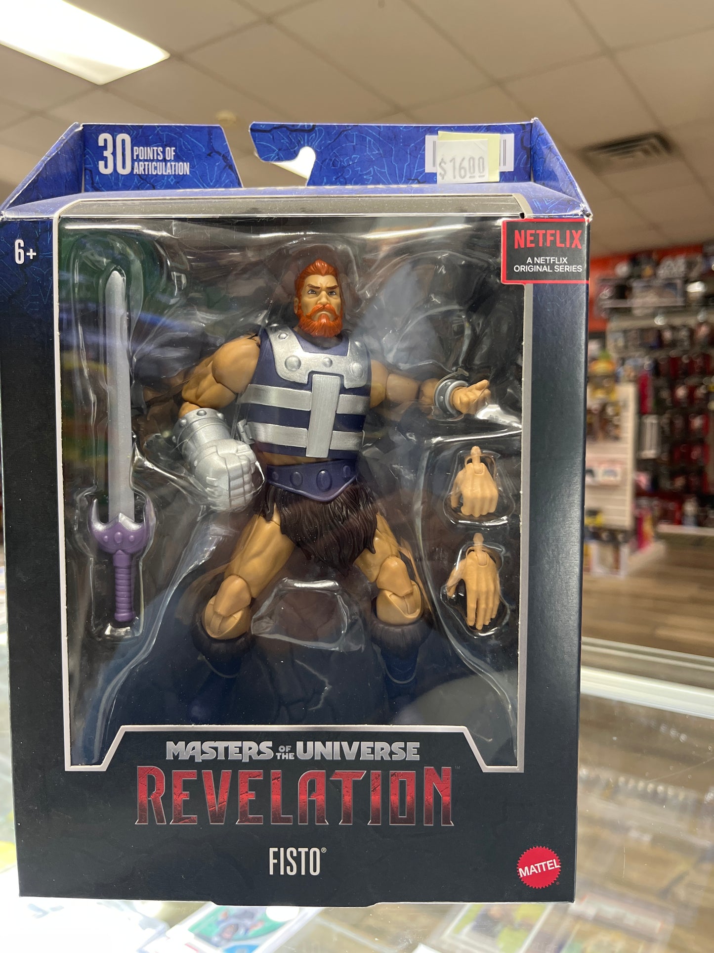 MATTEL MASTERS OF THE UNIVERSE REVELATION FISTO ACTION FIGURE