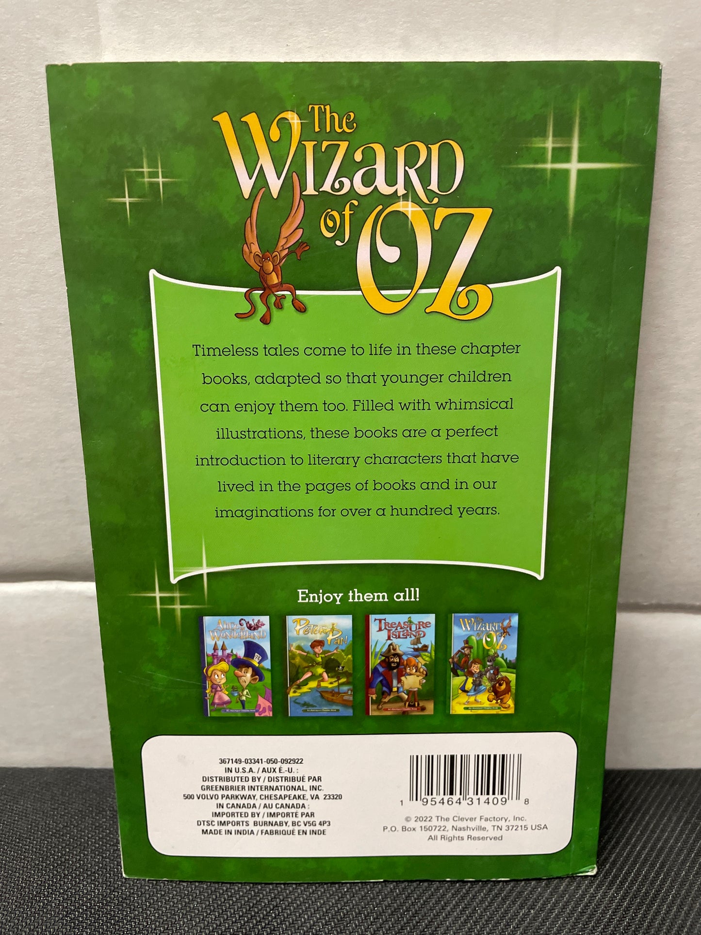 THE WIZARD OF OZ (AN ADAPTED CHAPTER BOOK) 2022