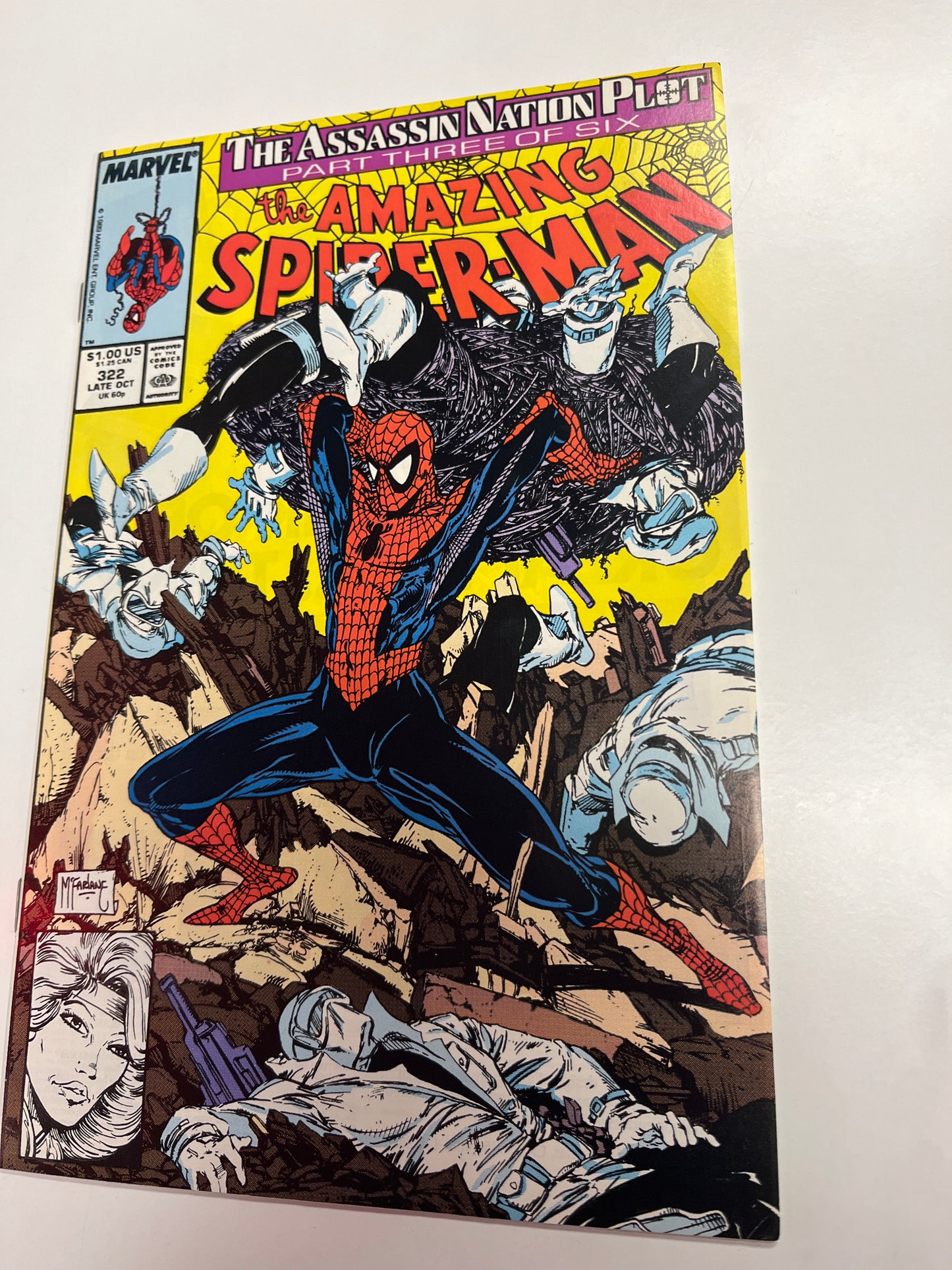 MARVEL-THE AMAZING SPIDER-MAN 322 LATE OCT.