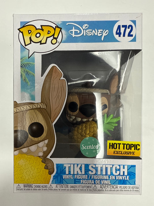 FUNKO POP DISNEY TIKI STITCH HOT TOPIC 472