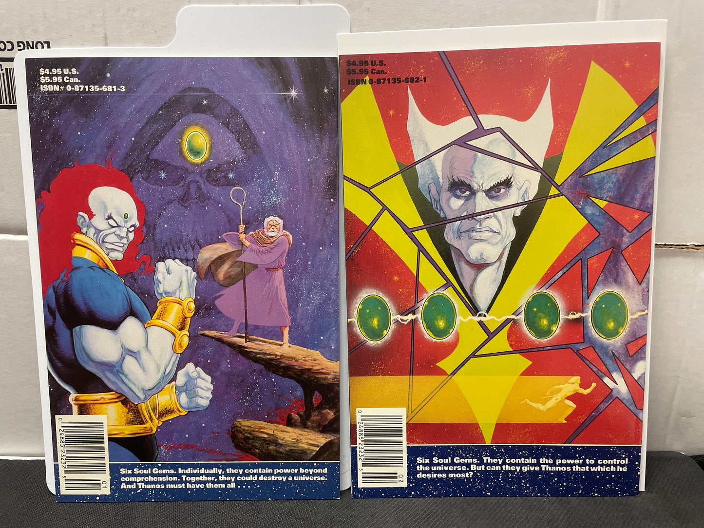 THE THANOS QUEST #1 & #2 (COMPLETE SET, 1980, NM+/MINT! , KEY!) 1st PRINTS! CGC ME!