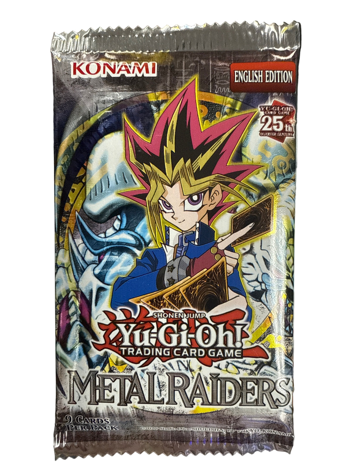 YUGIOH TRADING CARD GAME METAL RAIDERS BOOSTER PACK