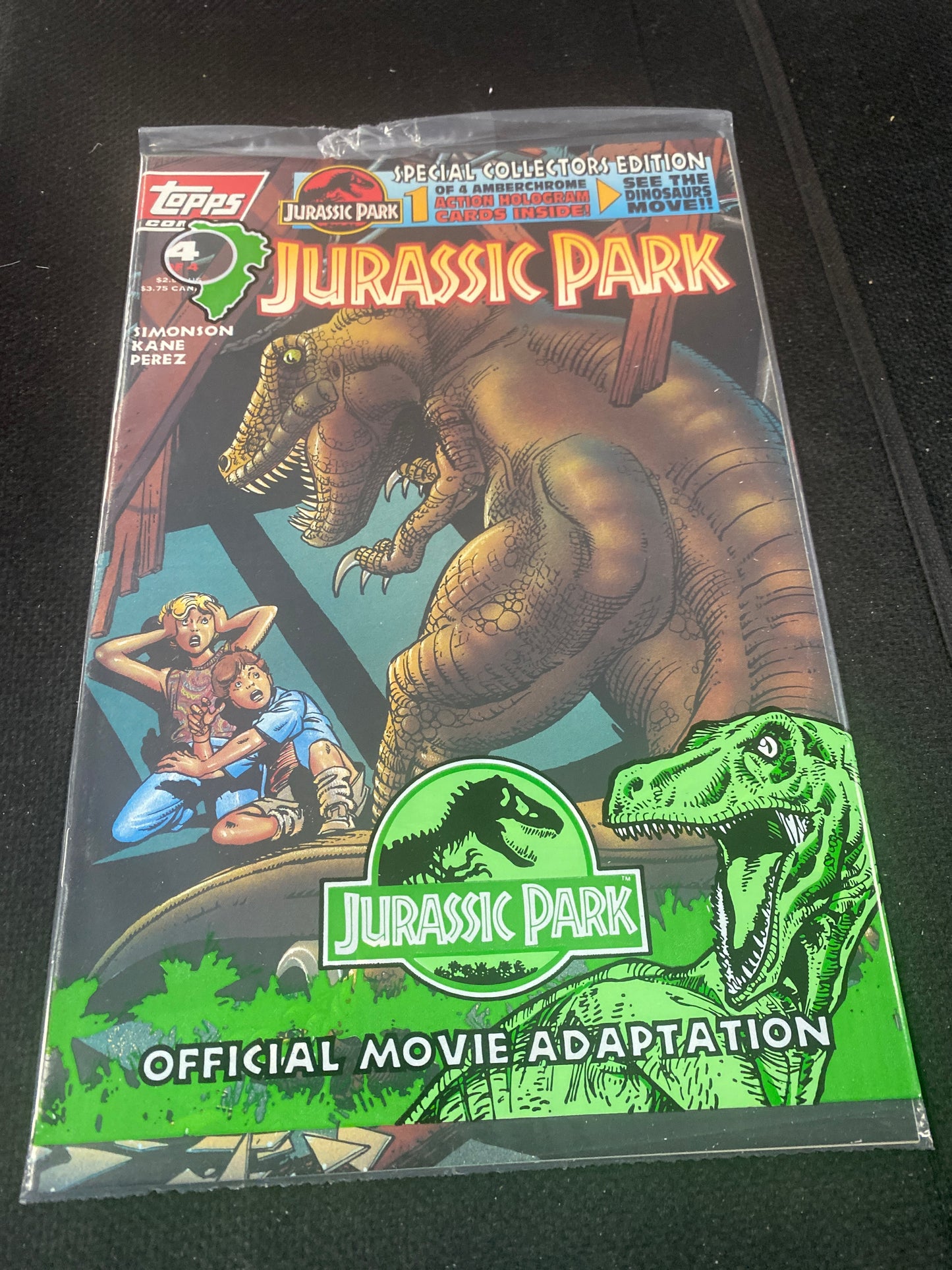TOPPS COMICS JURASSIC PARK #4 (1993)