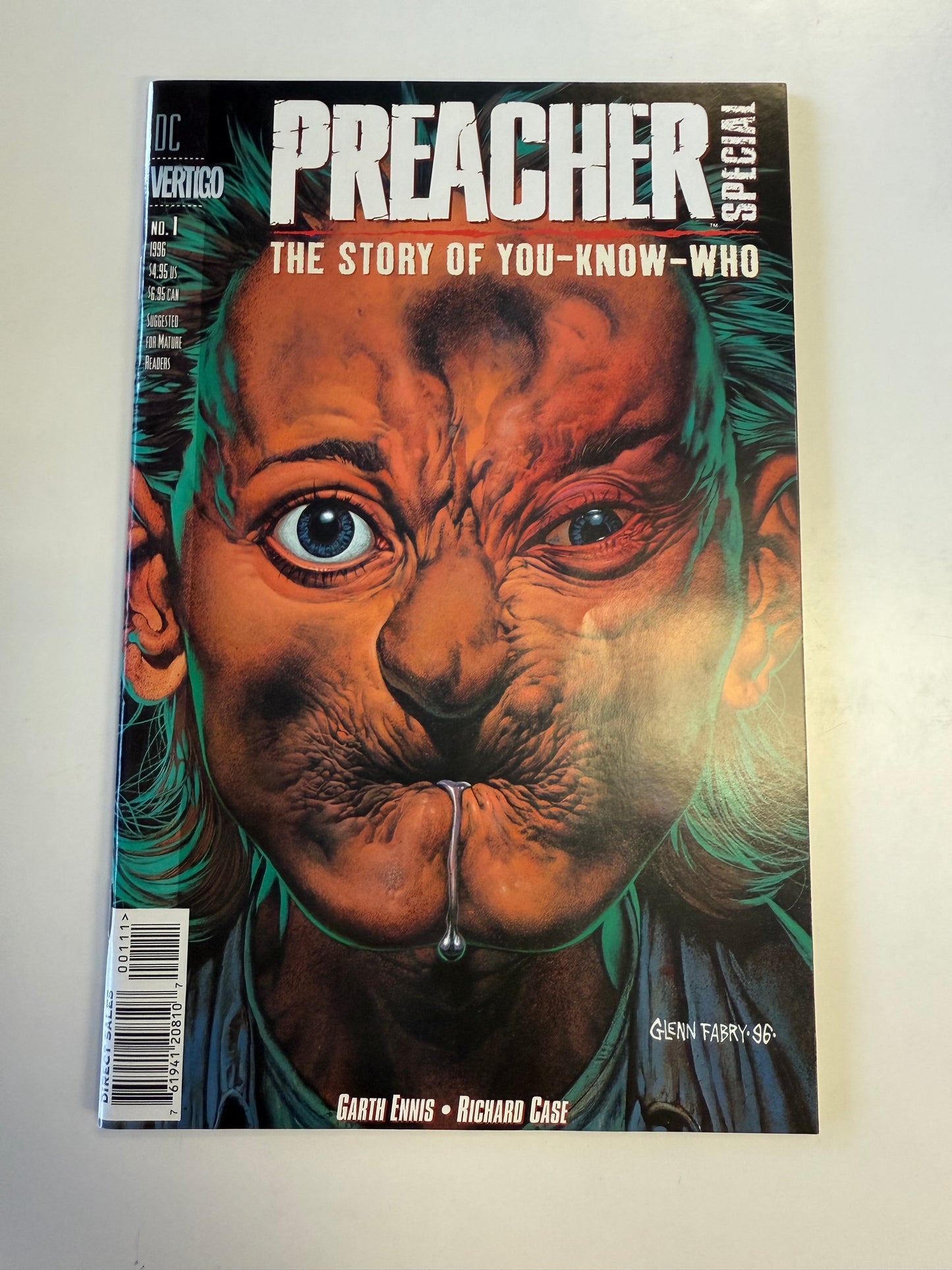 DC VERTIGO PREACHER SPECIAL THE STORY OF YOU KNOW WHO one shot Garth Ennis