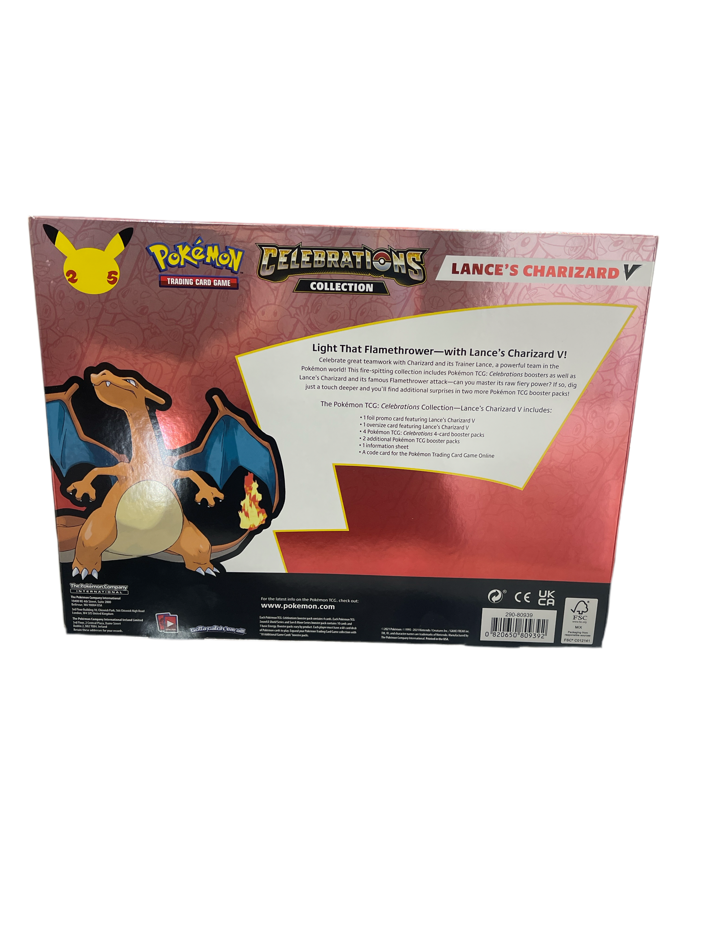 Pokémon Celebrations Collection Lances Charizard