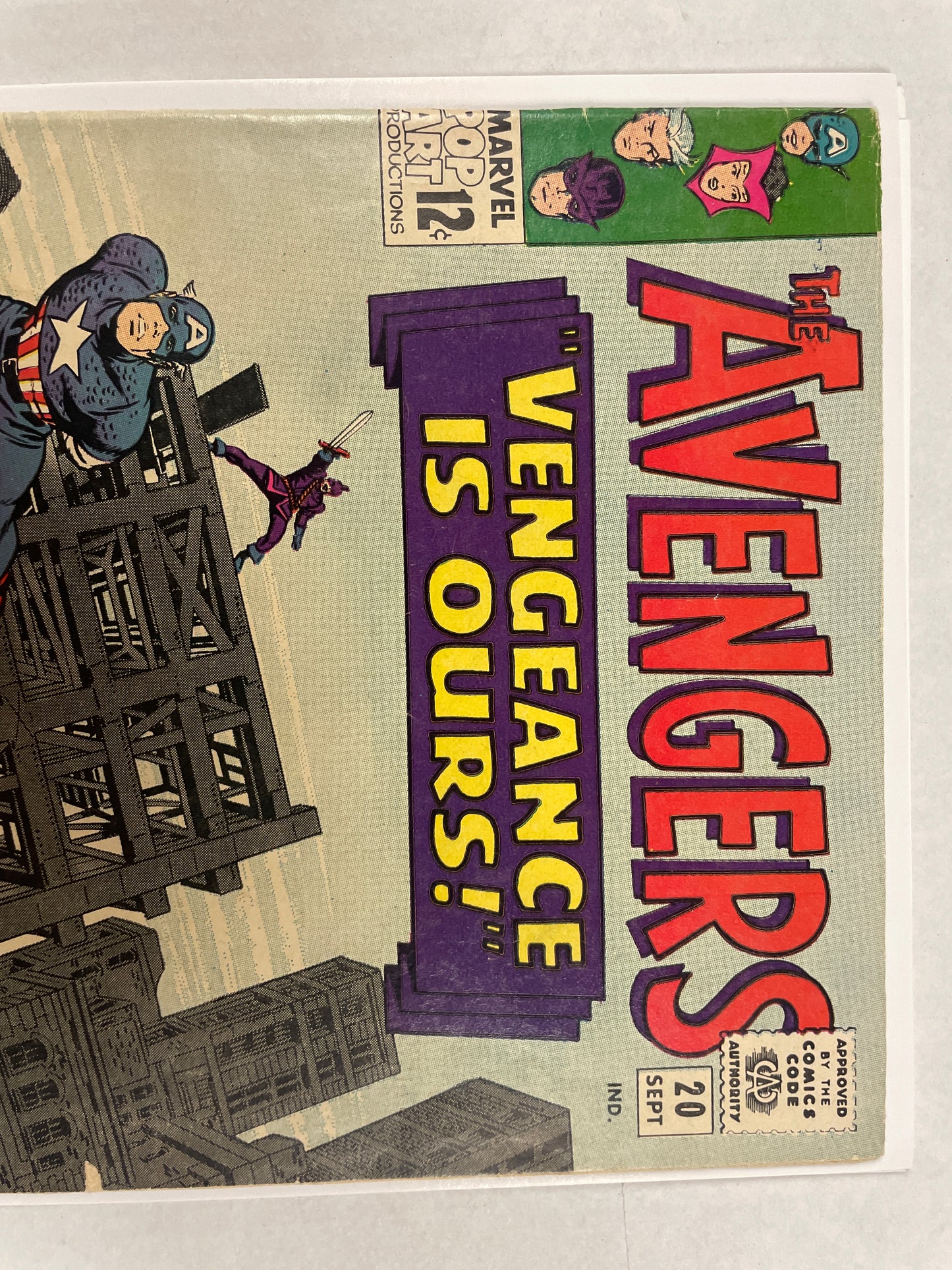 THE AVENGERS #20 (MARVEL SILVER AGE 1965, FINE+) BEAUTY!