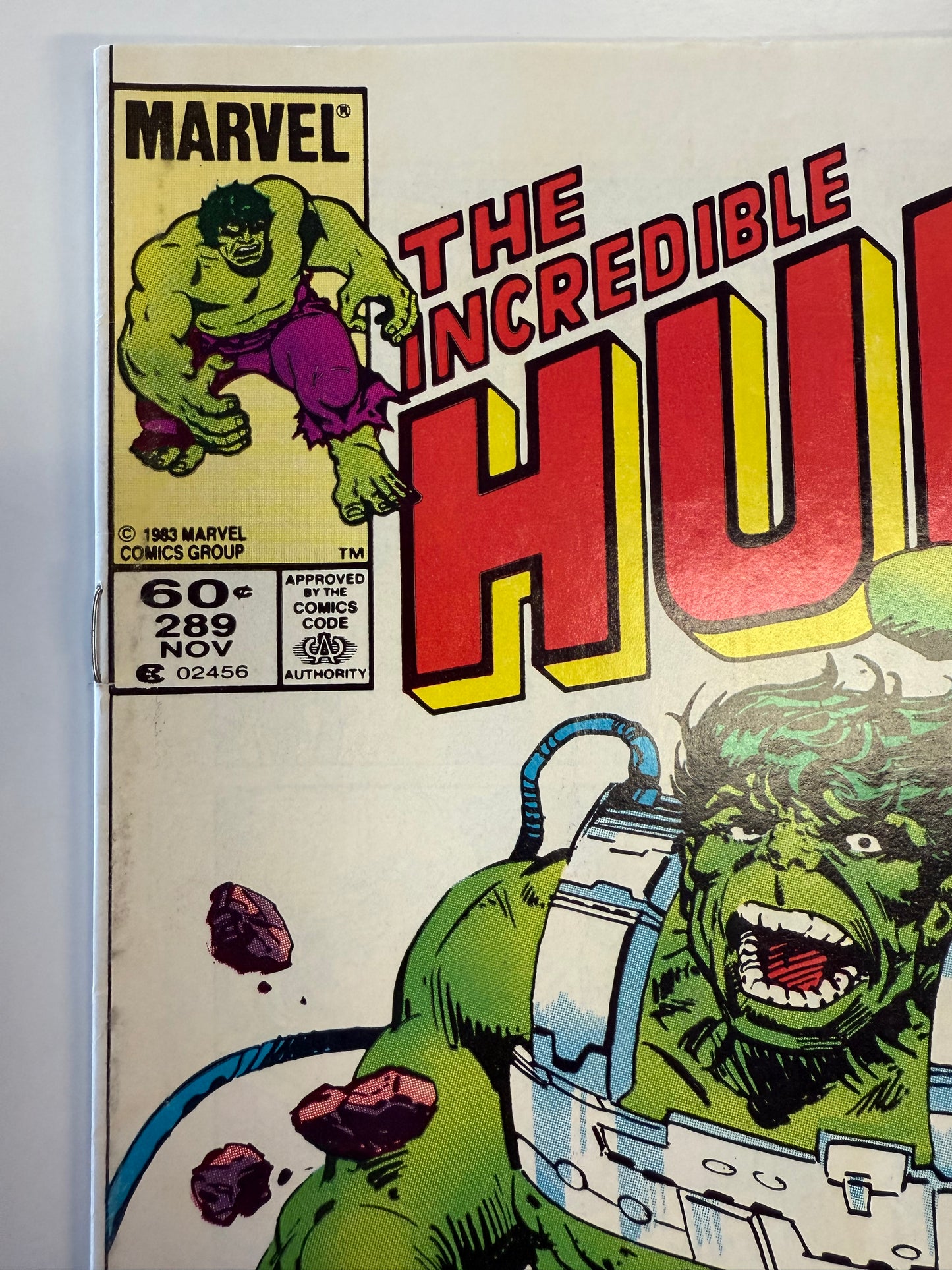 MARVEL COMICS THE INCREDIBLE HULK #289 1983 newstand FAIR