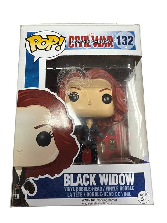 FUNKO POP AVENGERS MARVEL CIVIL BLACK WIDOW  #132