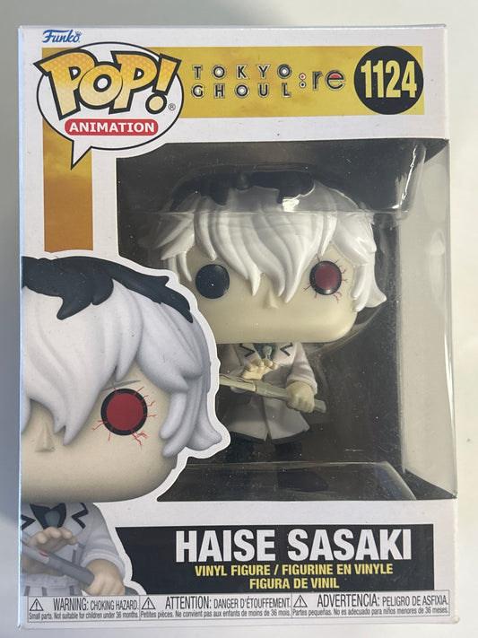 FUNKO POP POP ANIMATION TOKYO GHOUL RE # 1124 HAISE SASAKI GOOD CONDITION