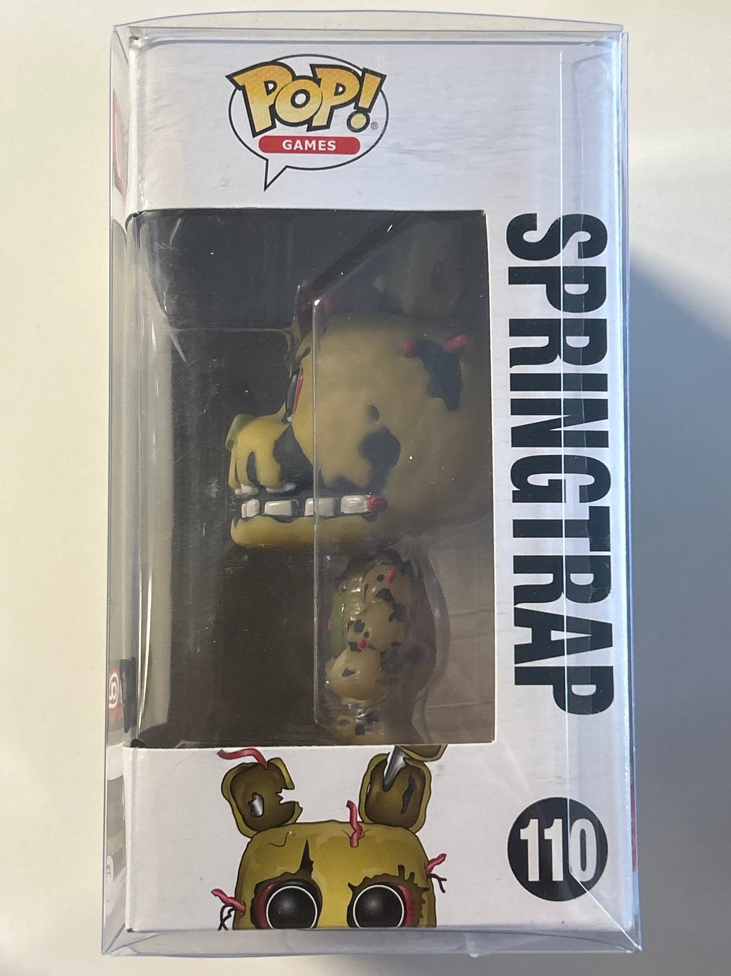 FUNKO POP GAMES FIVE NIGHTS AT FREDDYS # 110 STRINGTRAP GLOW IN THE DARK GAMESTOP EXCLUSIVE EXCELLENT CONDITION