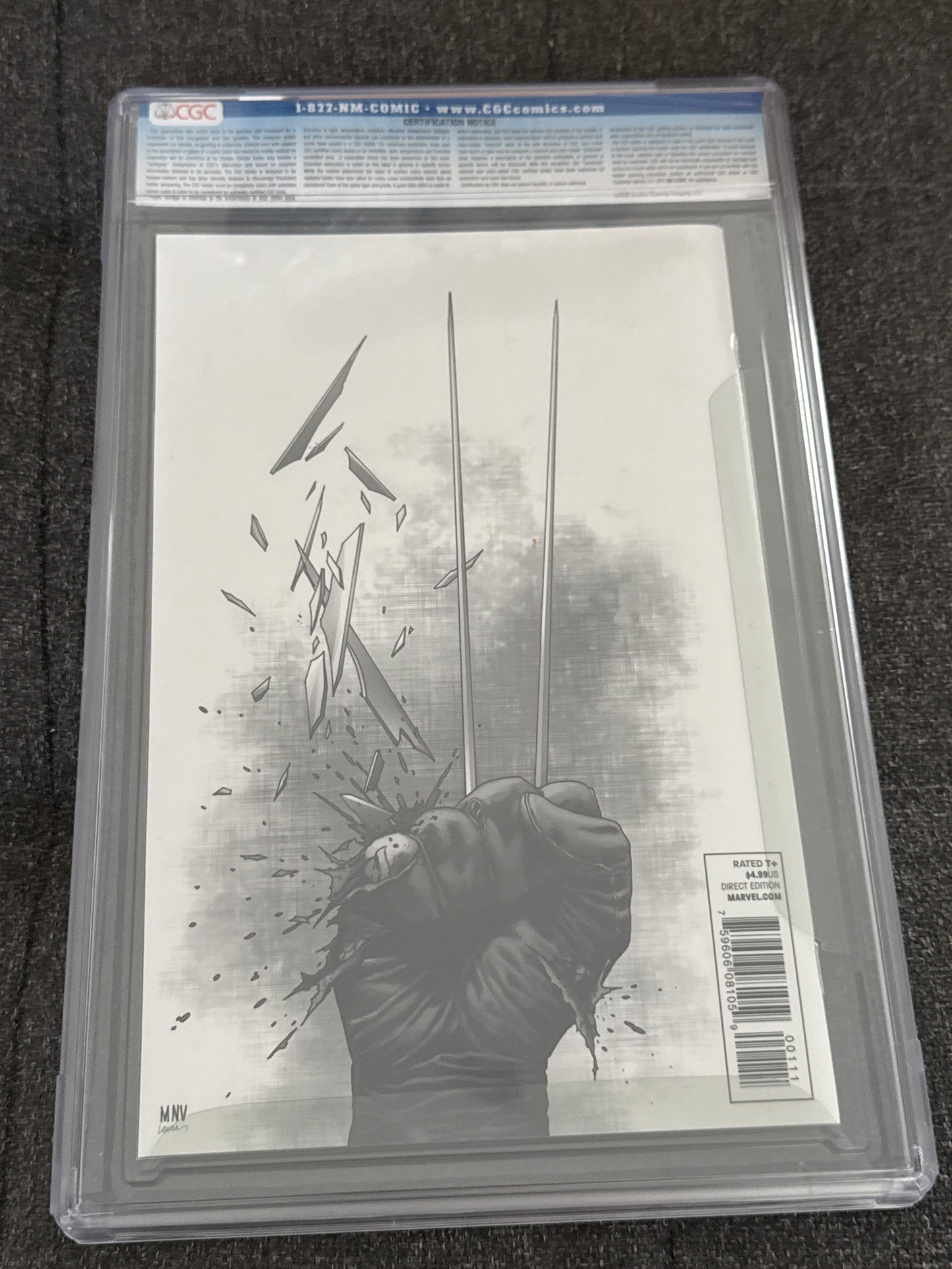 MARVEL COMICS DEATH OF WOLVERINE #1 CGC 9.8