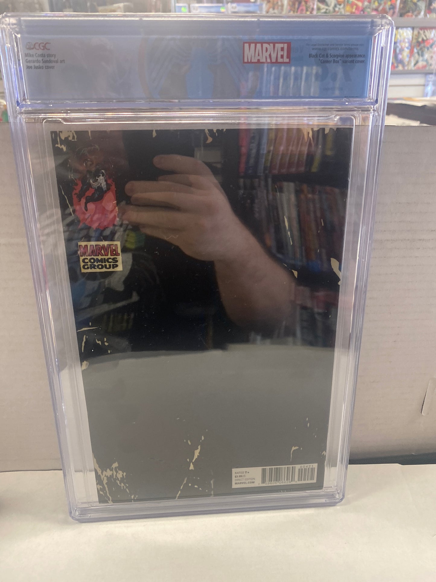 VENOM #4 CGC 9.8 (2017, VERY HTF JOE JUSKO VARIANT & CLASSIC MARK BAGLEY HOMAGE COVER!)