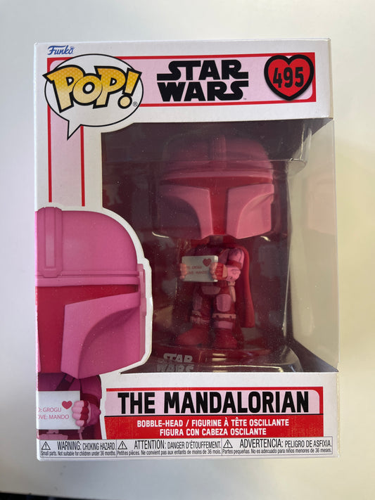 FUNKO POP VINYL FIGURE #495 THE MANDALORIAN STAR WARS
