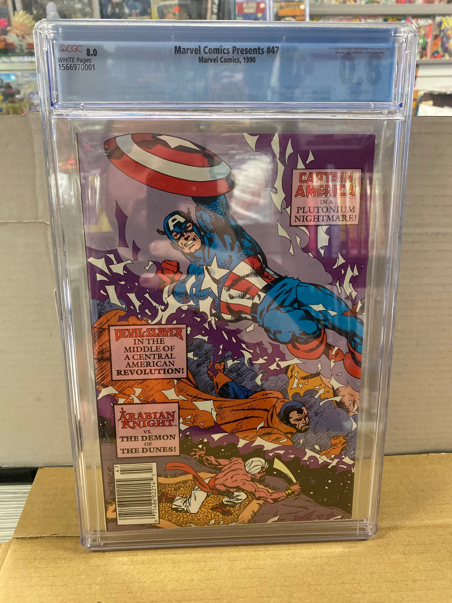 MARVEL COMICS MARVEL COMICS PRESENTS #47(1990) CGC 8.0 WP