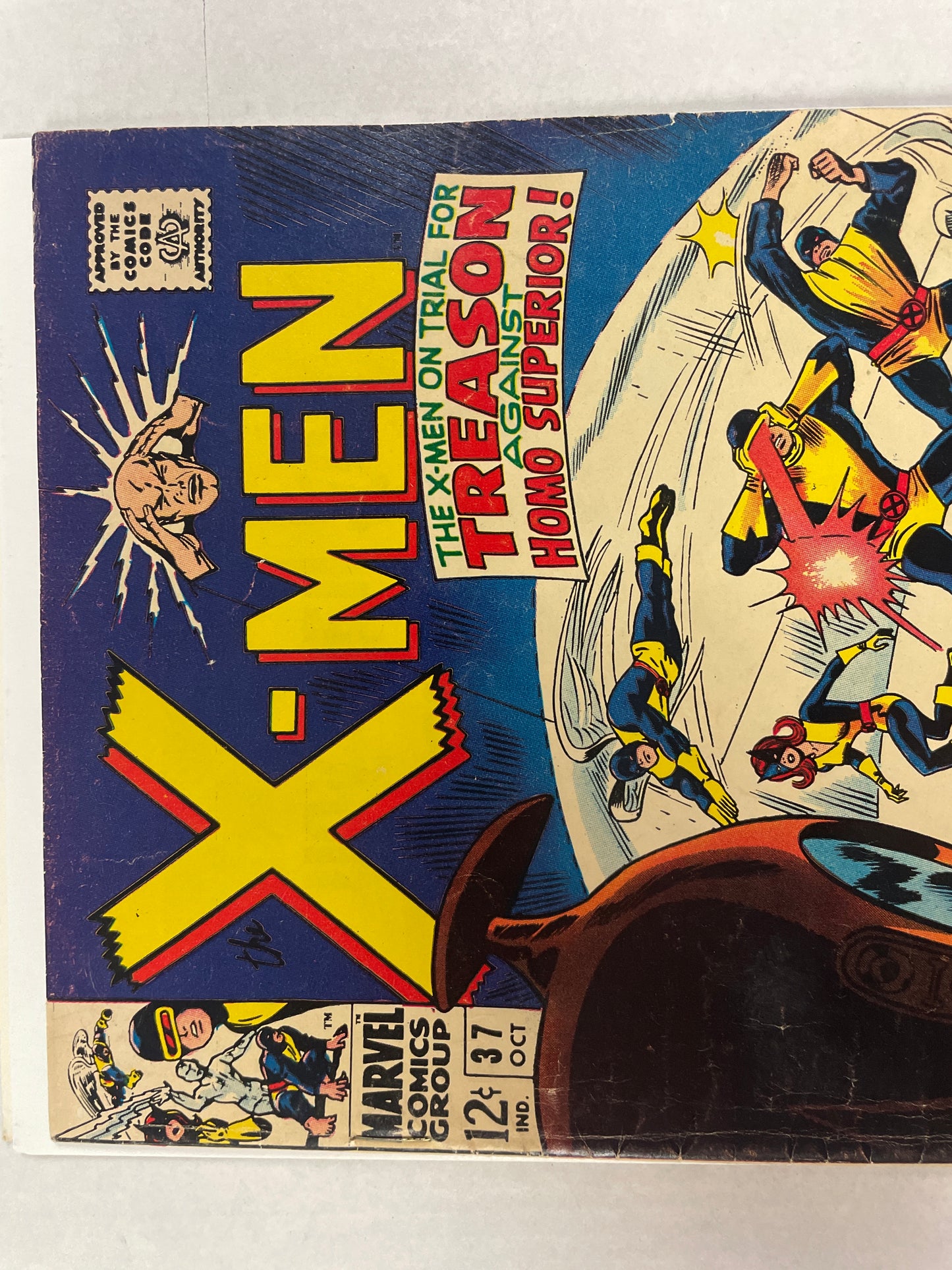 THE X-MEN #37 (1967, MARVEL SILVER AGE KEY) 1st MUTANT MASTER! 3rd BANSHEE & MORPH! FINE-
