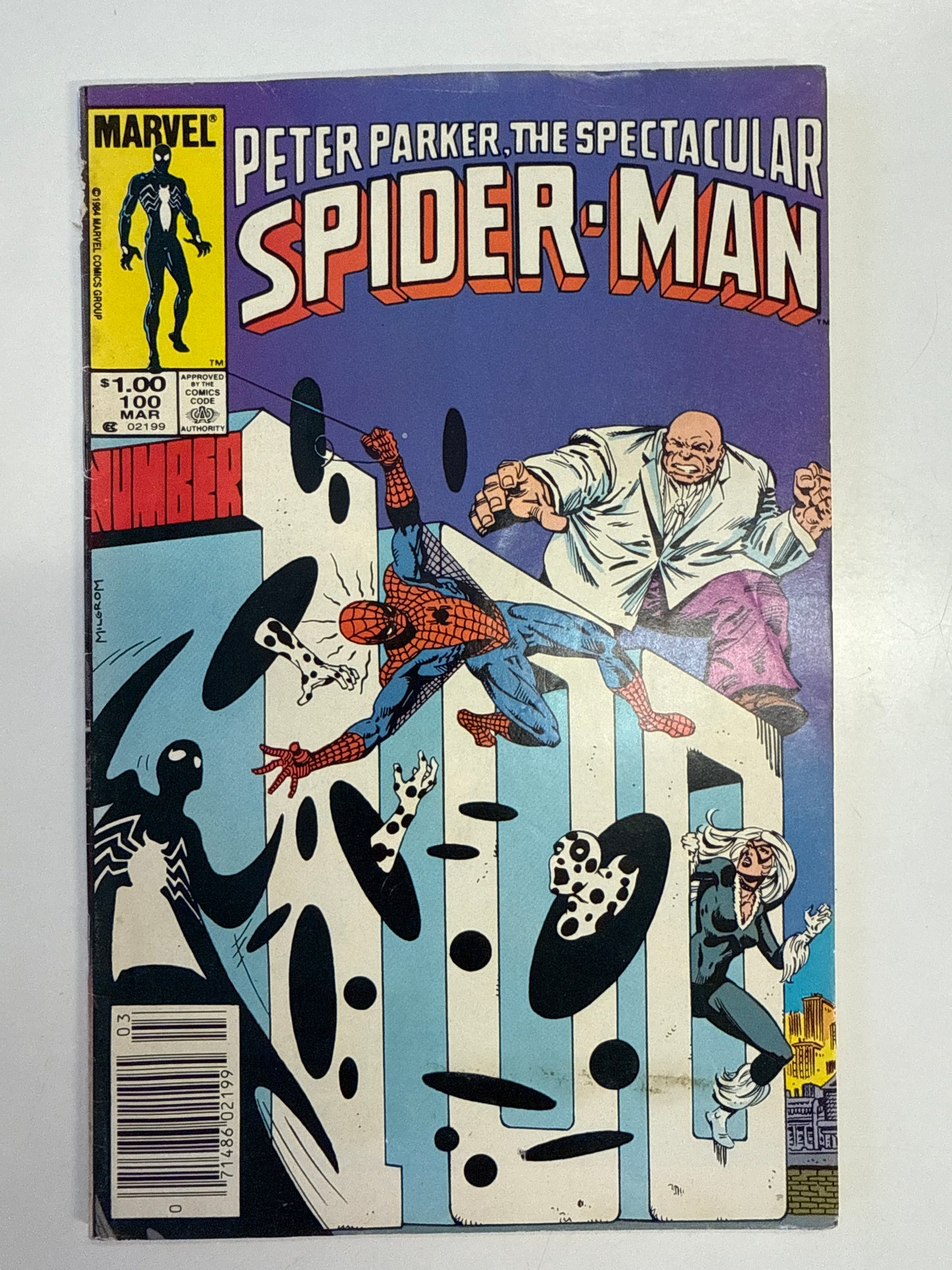 MARVEL COMICS PETER PARKER THE SPECTACULAR SPIDER-MAN SPOT COVER MCU