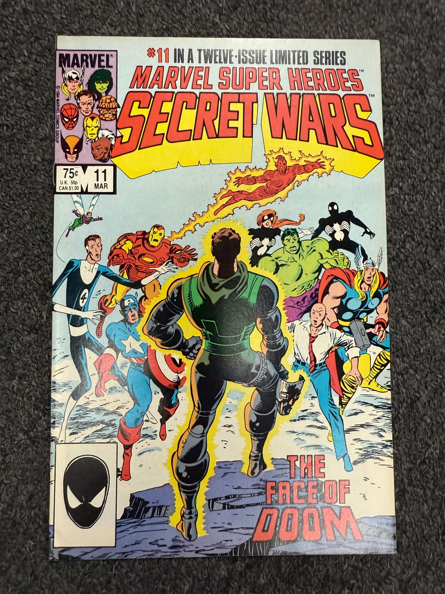 MARVEL COMICS SECRET WARS #1-12 Lot MULTIPLE KEYS 1st black suit INCLUDED! Rare! Grail!