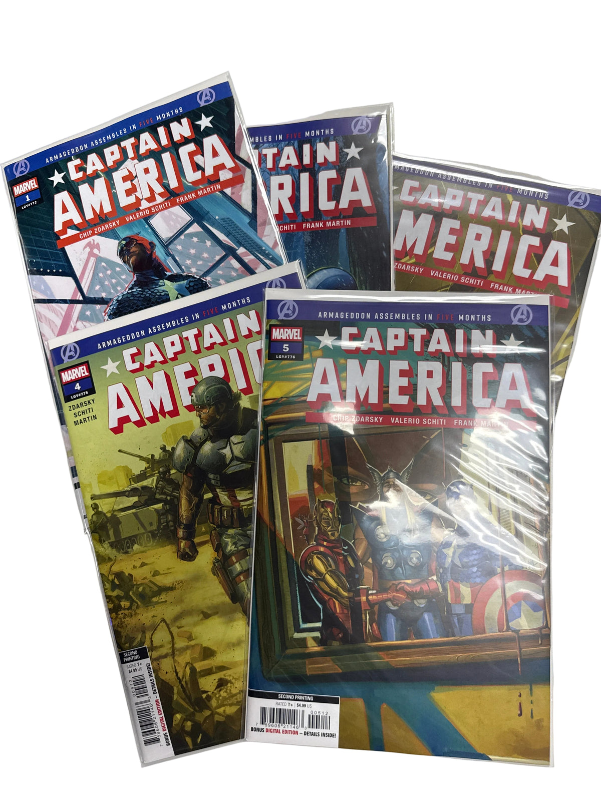 MARVEL COMICS CAPTAIN AMERICA CATCH UP BUNDLE #1-#5