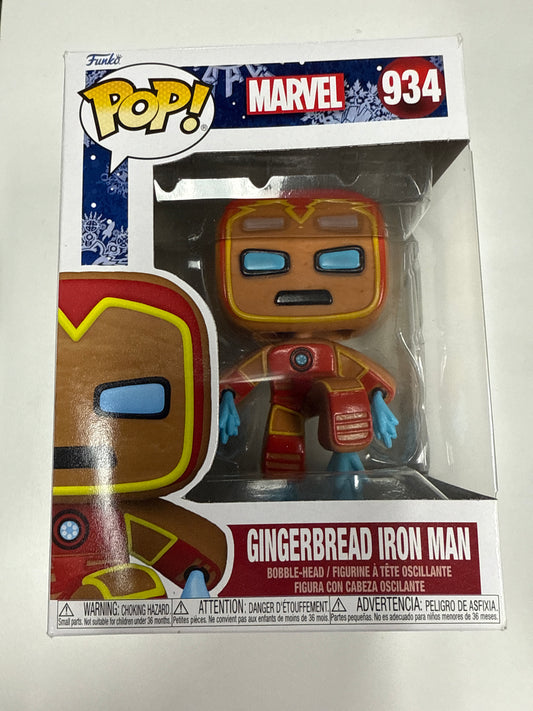 FUNKO POP MARVEL IRON MAN GINGER BREAD MAN 934