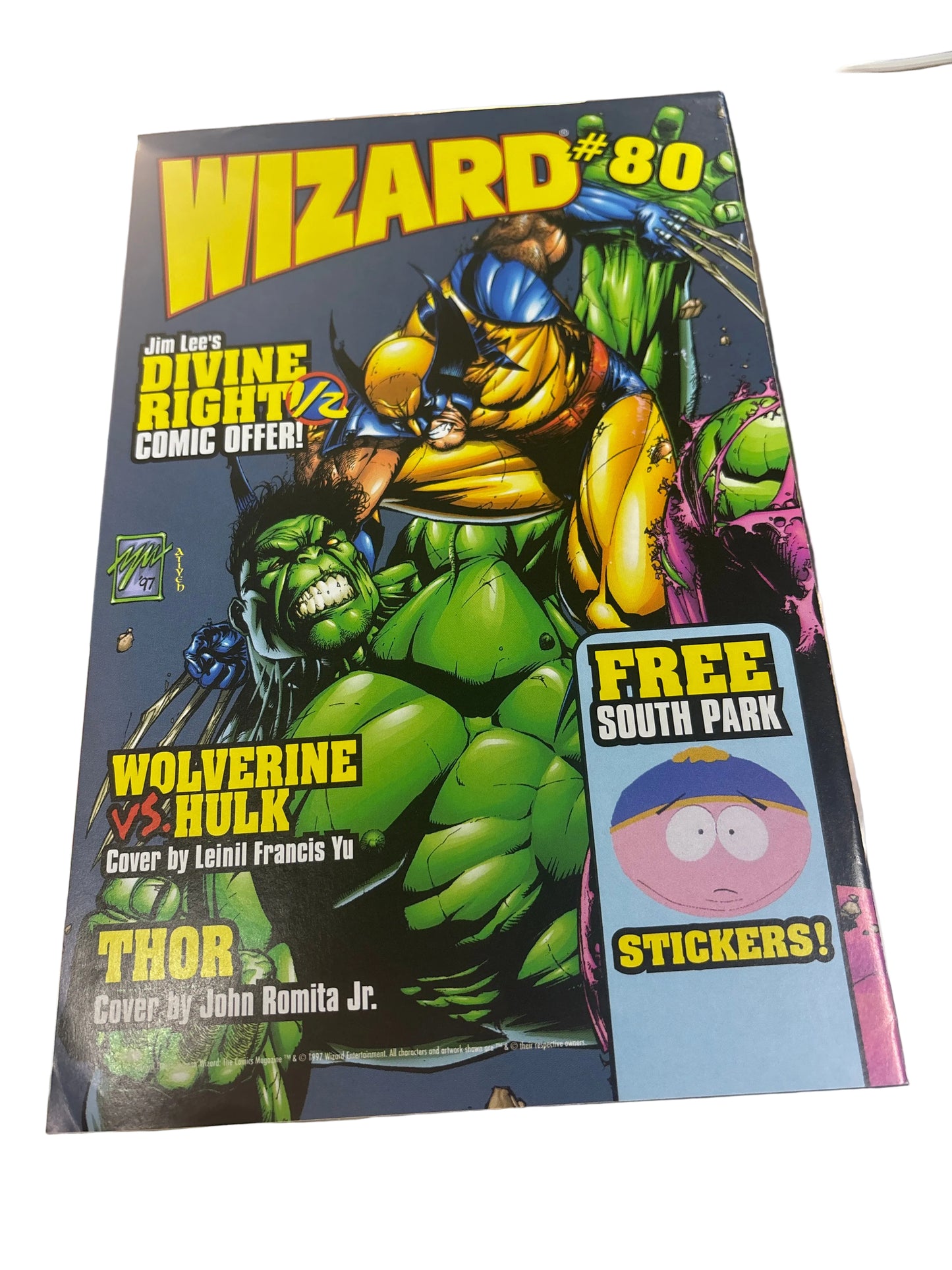 IMAGE EXCLUSIVE WIZARD SKETCHBOOK CLIFFHANGER #0 SIGNED