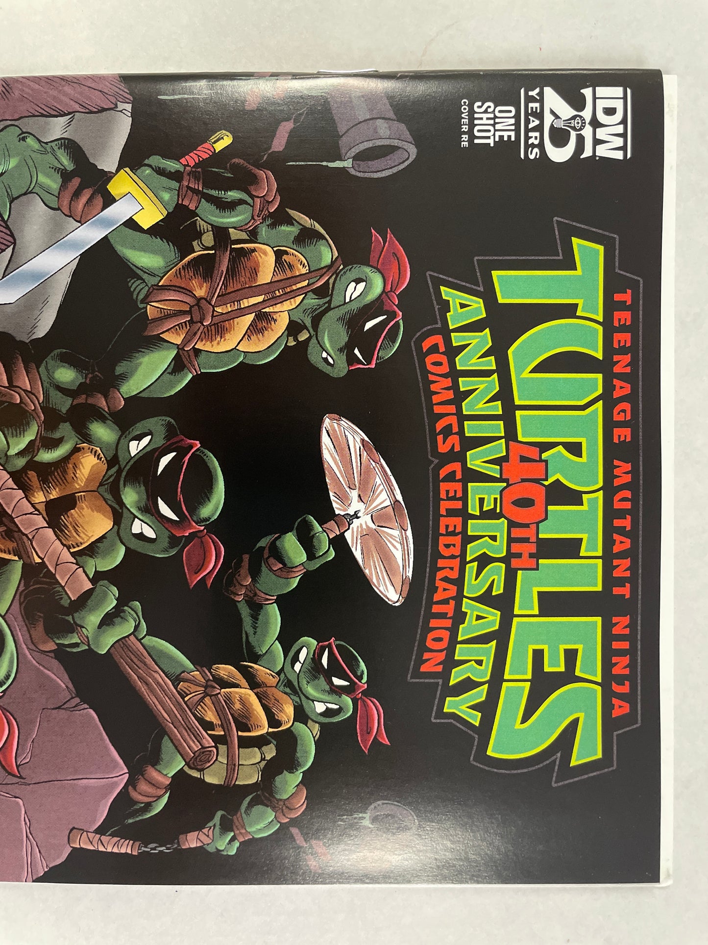 TEENAGE MUTANT NINJA TURTLES 40th ANNIVERSARY COMICS CELEBRATION ONE-SHOT (2024, AARON HAZOURI 1/500 LIMITED EDTION VARIANT!!) NM+