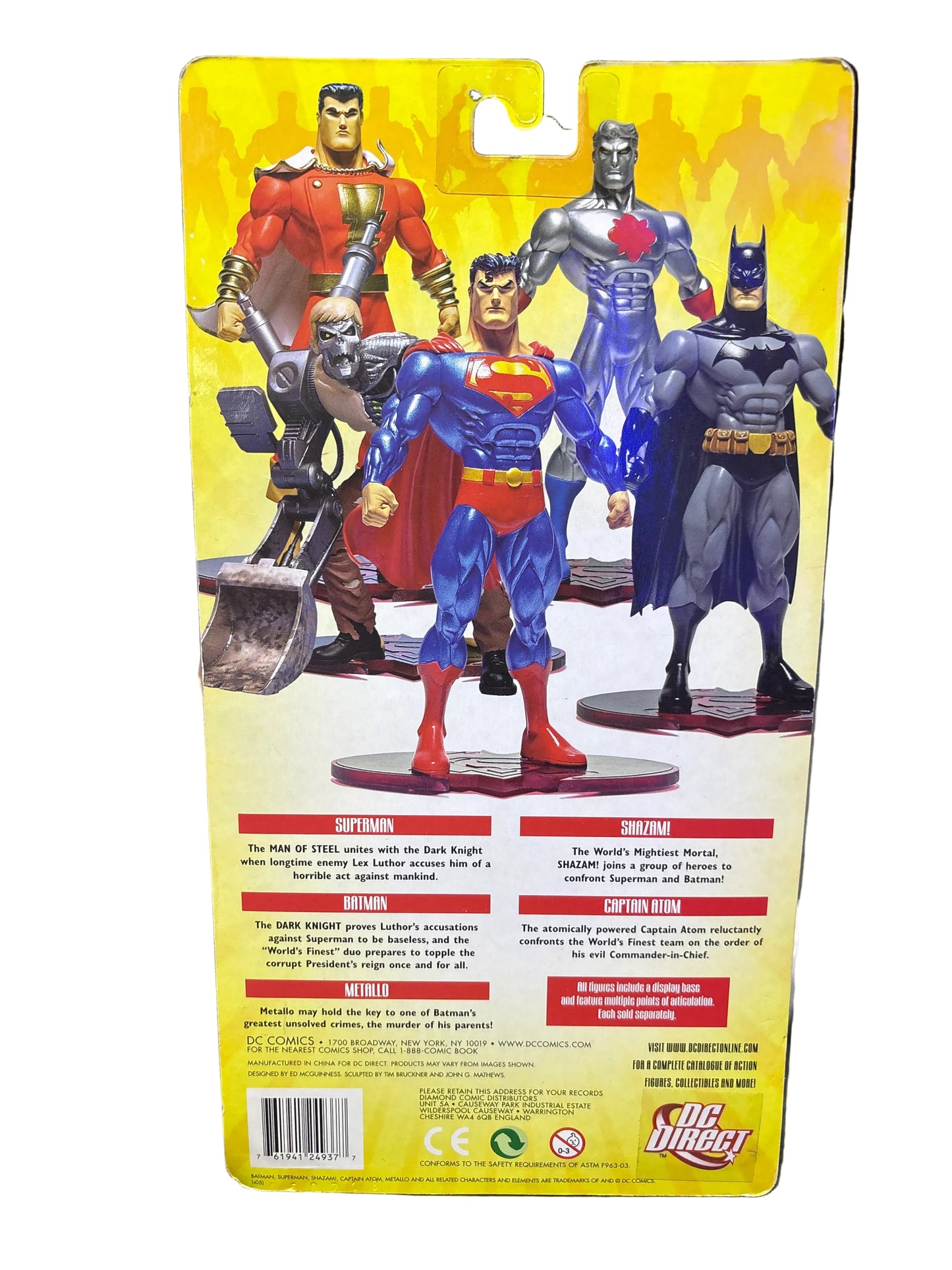 DC SUPERMAN/BATMAN PUBLIC ENEMIES ACTION FIGURES BATMAN
