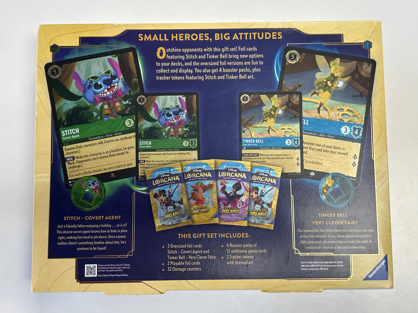 DISNEY LORCANA TRADING CARD GAME INTO THE INKLANDS GIFT SET SEALED BOX