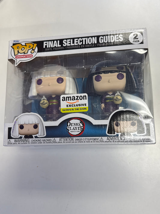 FUNKO POP ANIMATION DEMON SLAYER FINAL SELECTION GUIDES AMAZON EXCLUSIVE 2 PACK GOOD CONDITION IN BOX