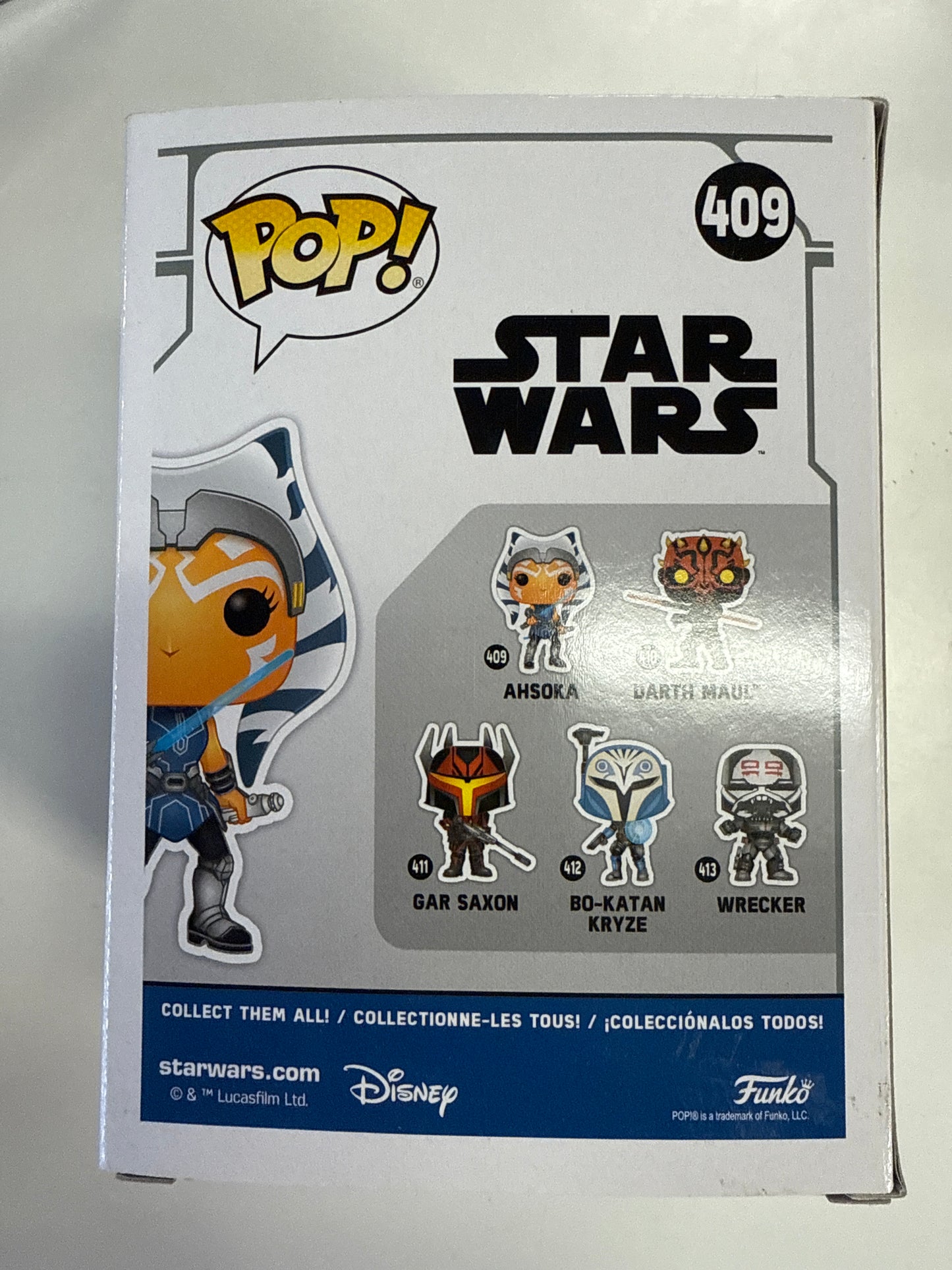 FUNKO POP STAR WARS AHSOKA 409 Bobble HEAD