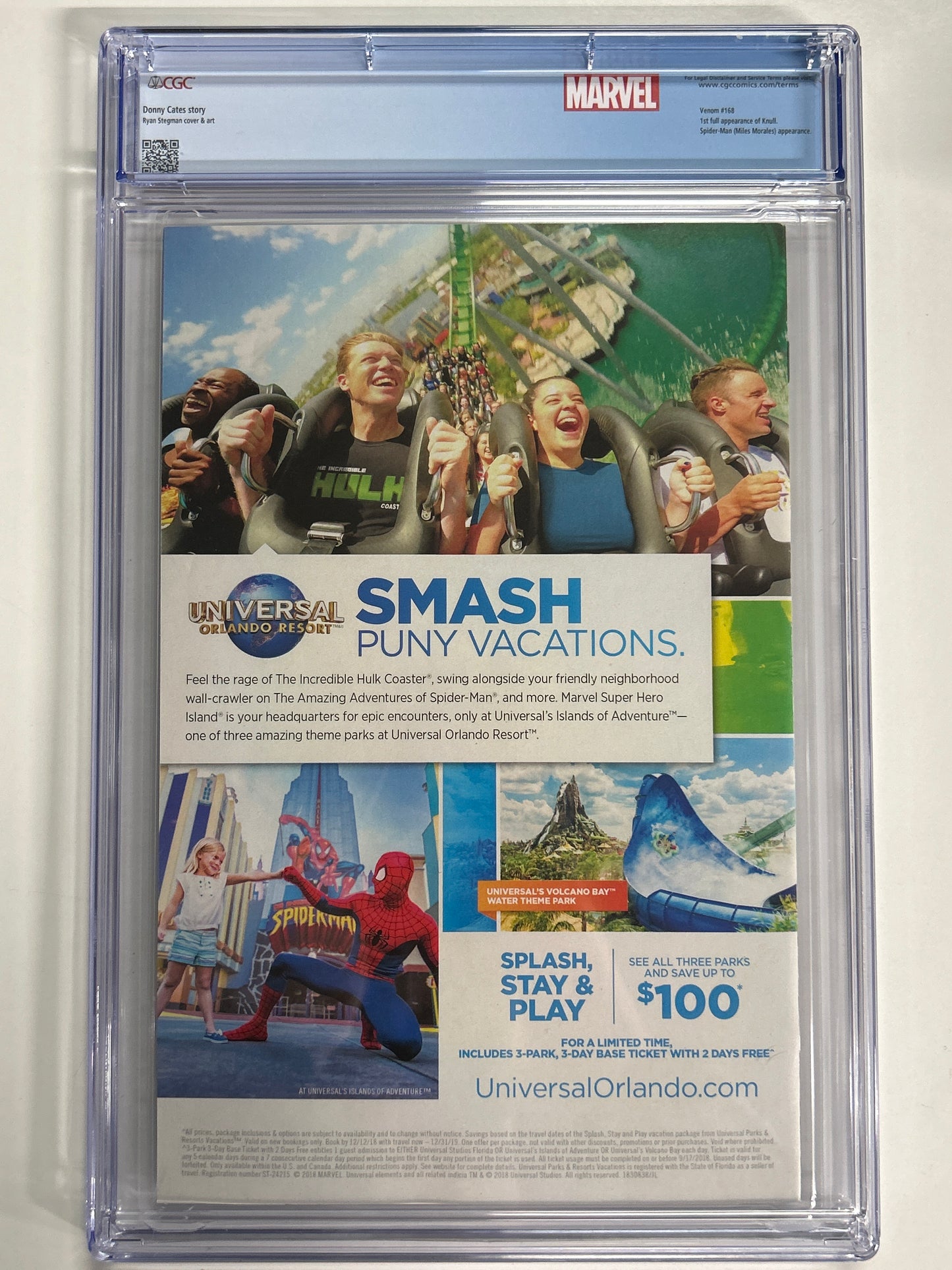 MARVEL COMICS VENOM #3 (2018) 1ST FULL APPEARANCE OF KNULL CGC 9.8 WP