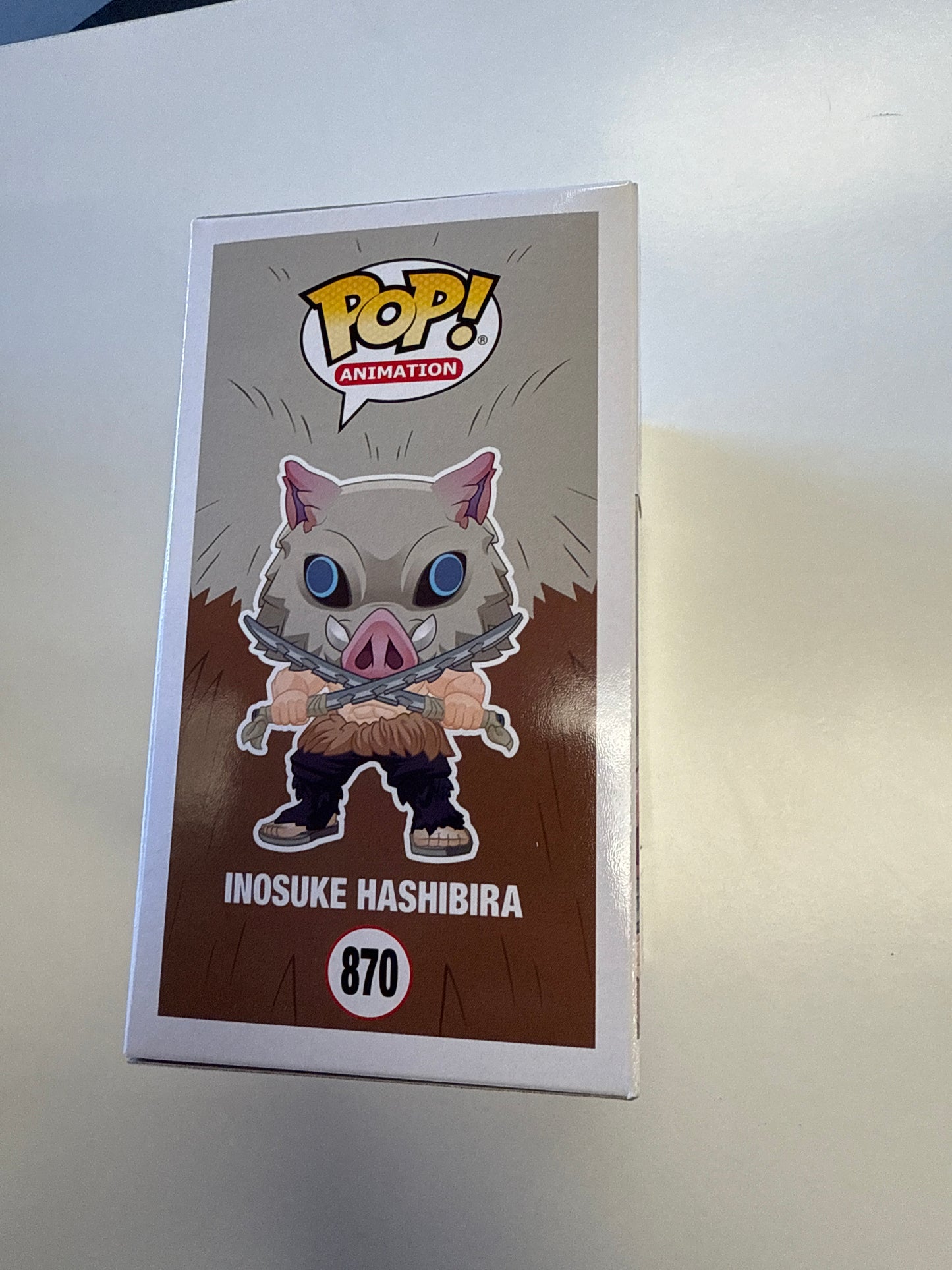 FUNKO POP ANIMATION DEMON SLAYER INOSIKE HASHIBIRA 870 GOOD CONDITION IN BOX