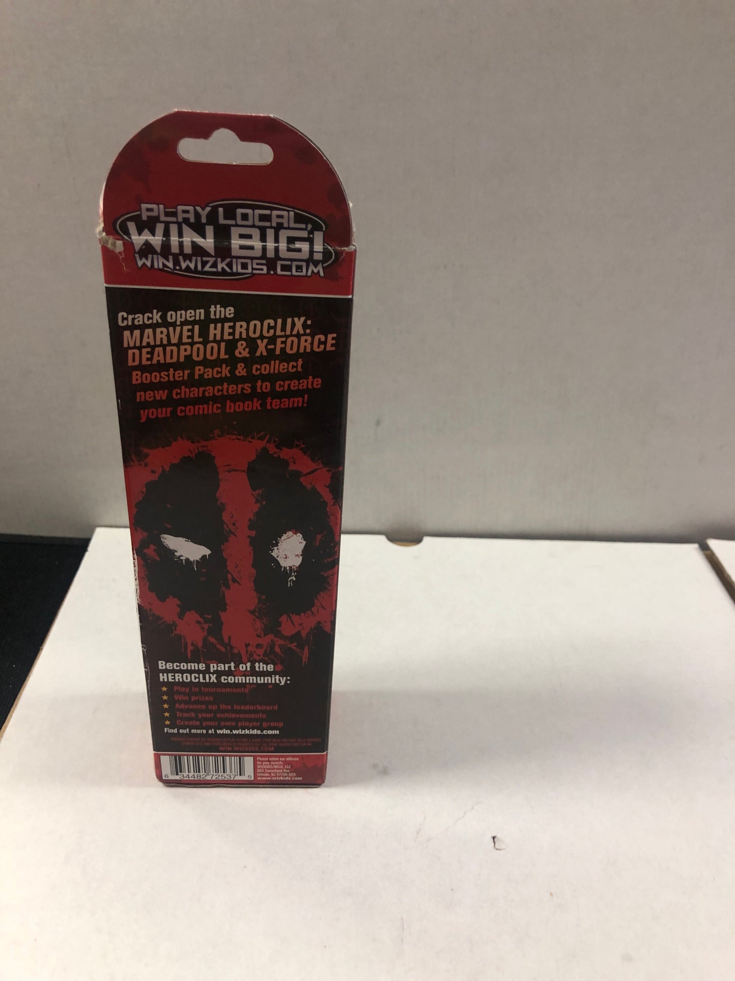 MARVEL HEROCLIX 5 PACK DEADPOOL AND X-FORCE FINE CONDITION TORN AND TAPED BOX