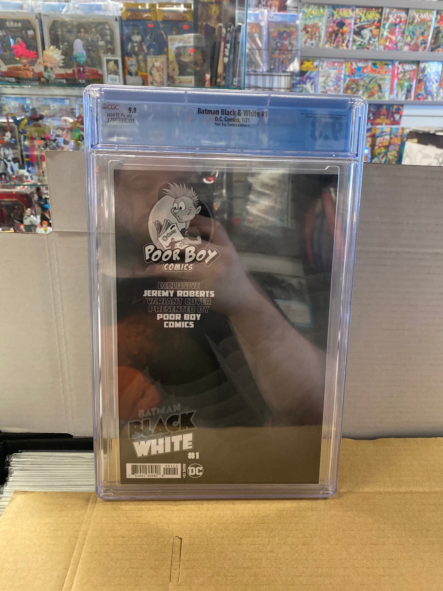 DC COMICS BATMAN BLACK & WHITE #1 (2021) POOR BOY COMICS EDITION C CGC 9.8 WP