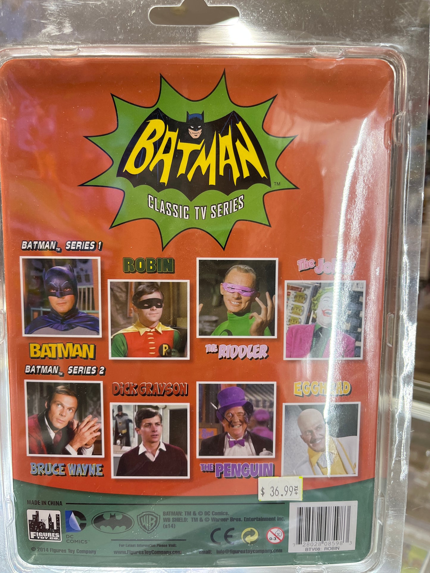 DC COMICS BATMAN CLASSIC TV SERIES ROBIN ACTION FIGURE