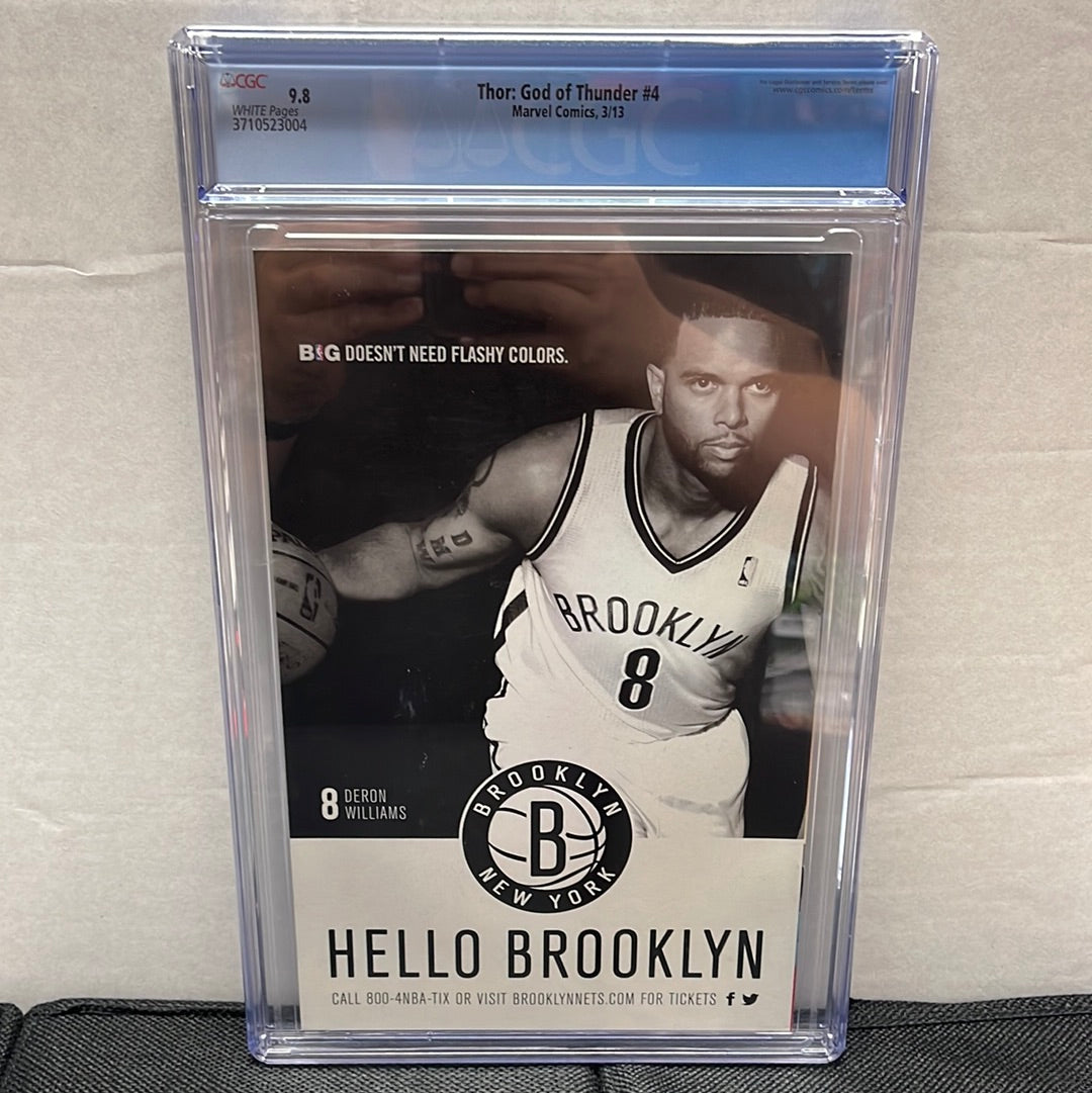 MARVEL COMICS THOR GOD OF THUNDER #4 CGC 9.8