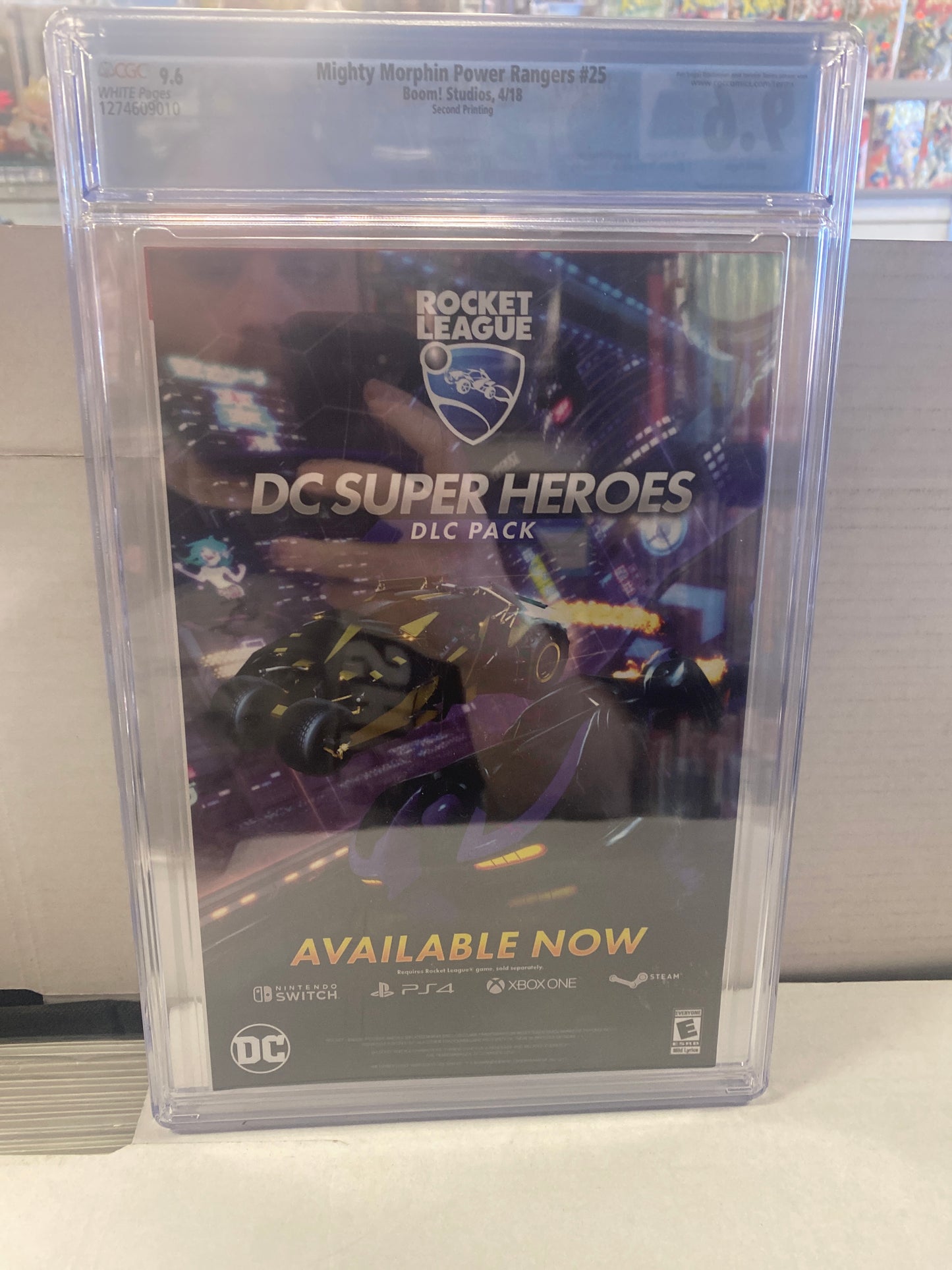 BOOM STUDIOS MIGHTY MORPHIN POWER RANGERS #25 (2018) SECOND PRINTING CGC 9.6 WP